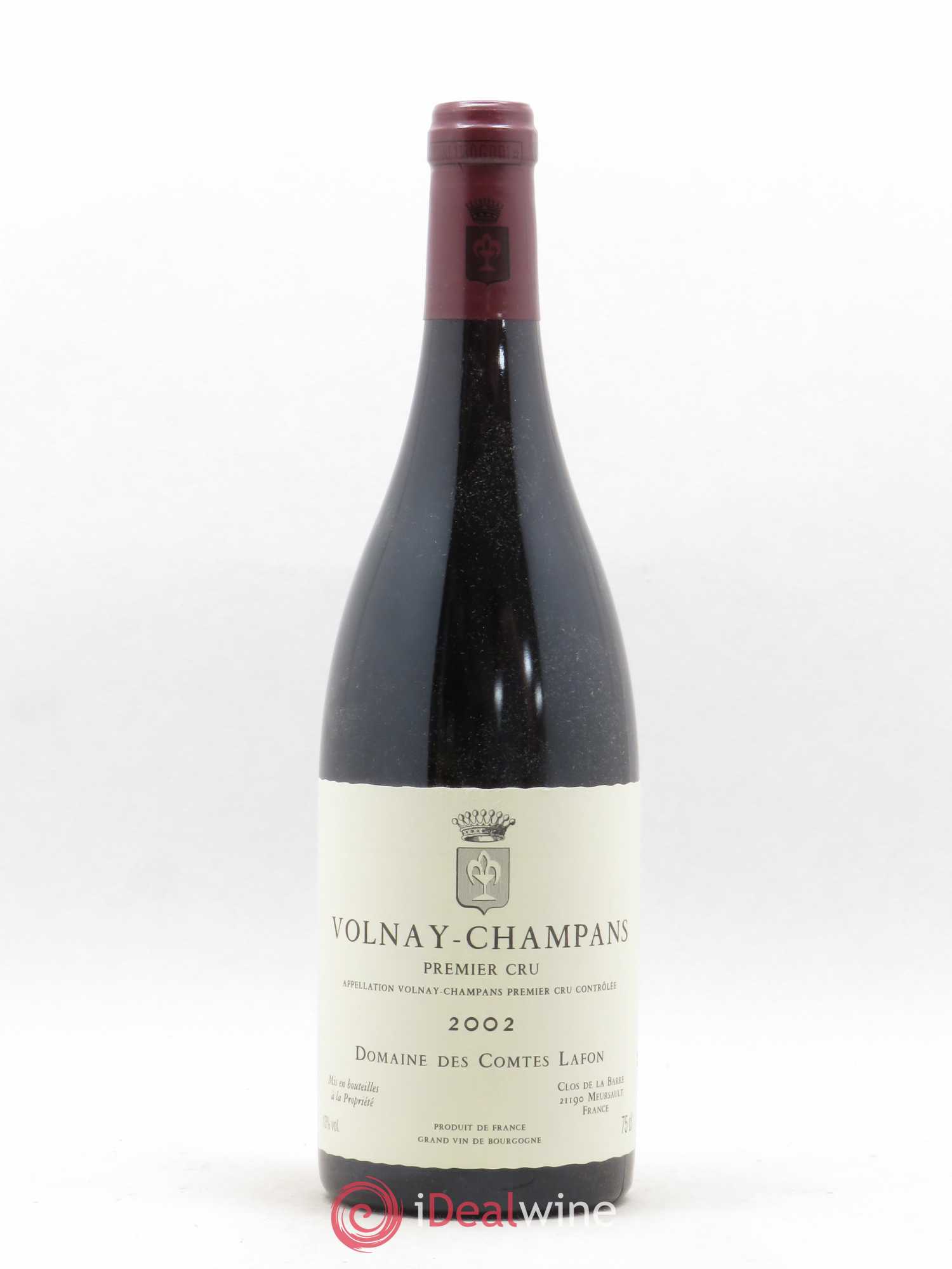 Volnay 1er Cru Champans Comtes Lafon (Domaine des) 2002 - Lot de 1 bouteille - 0