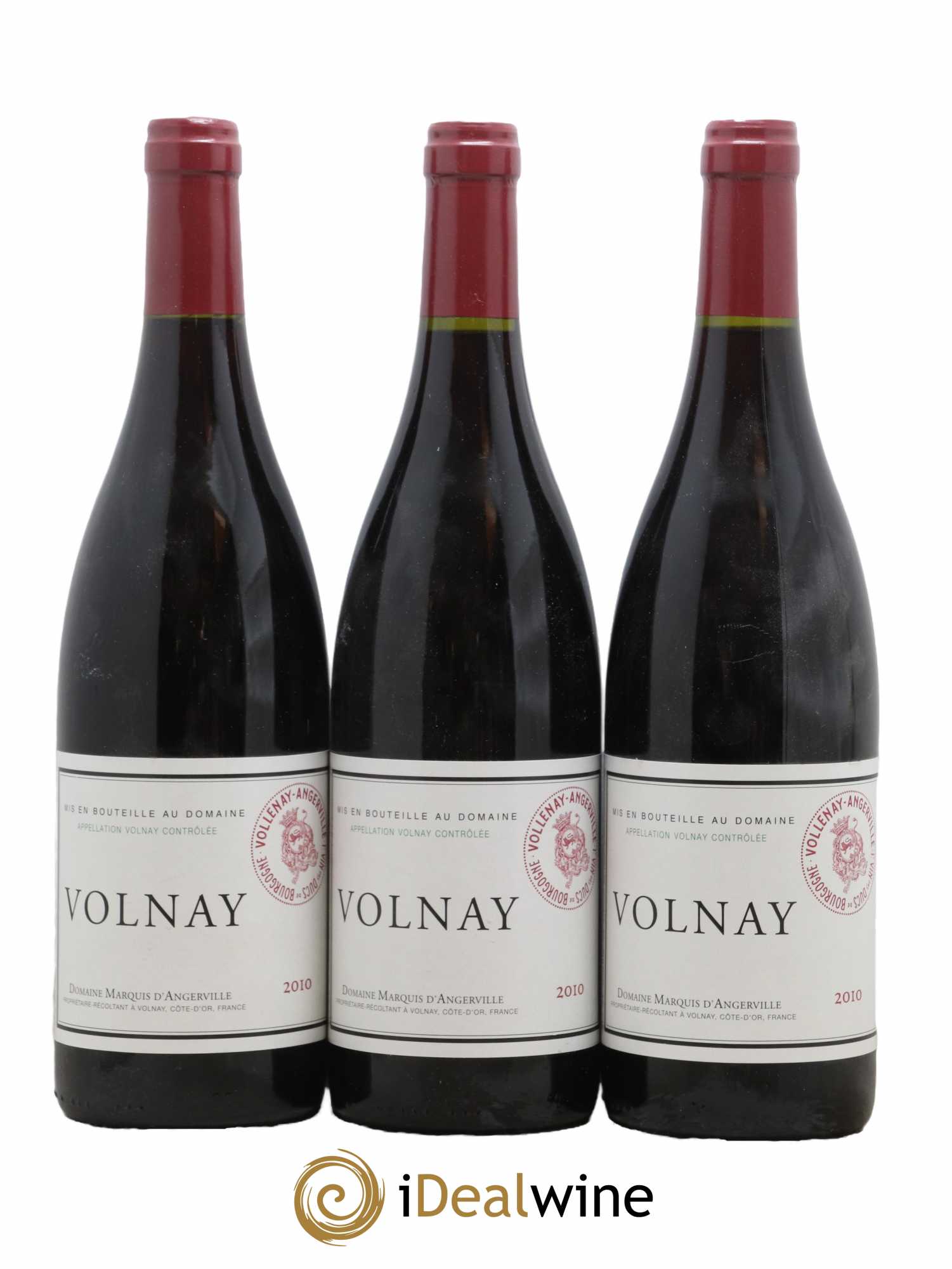 Volnay Marquis d'Angerville (Domaine) 2010 - Lot de 3 bouteilles - 0