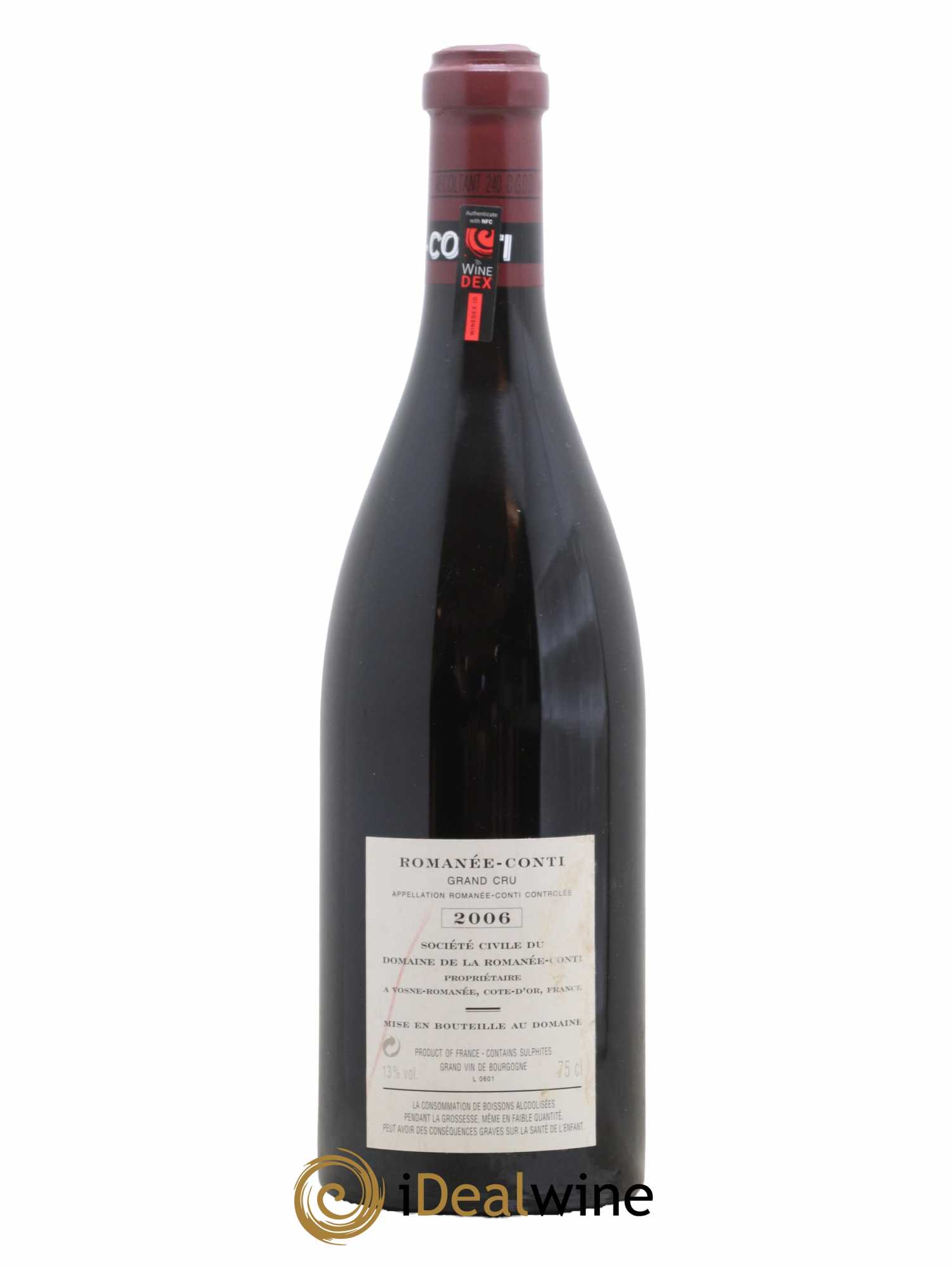Romanée-Conti Grand Cru Domaine de la Romanée-Conti 2006 - Lot de 1 bouteille - 1
