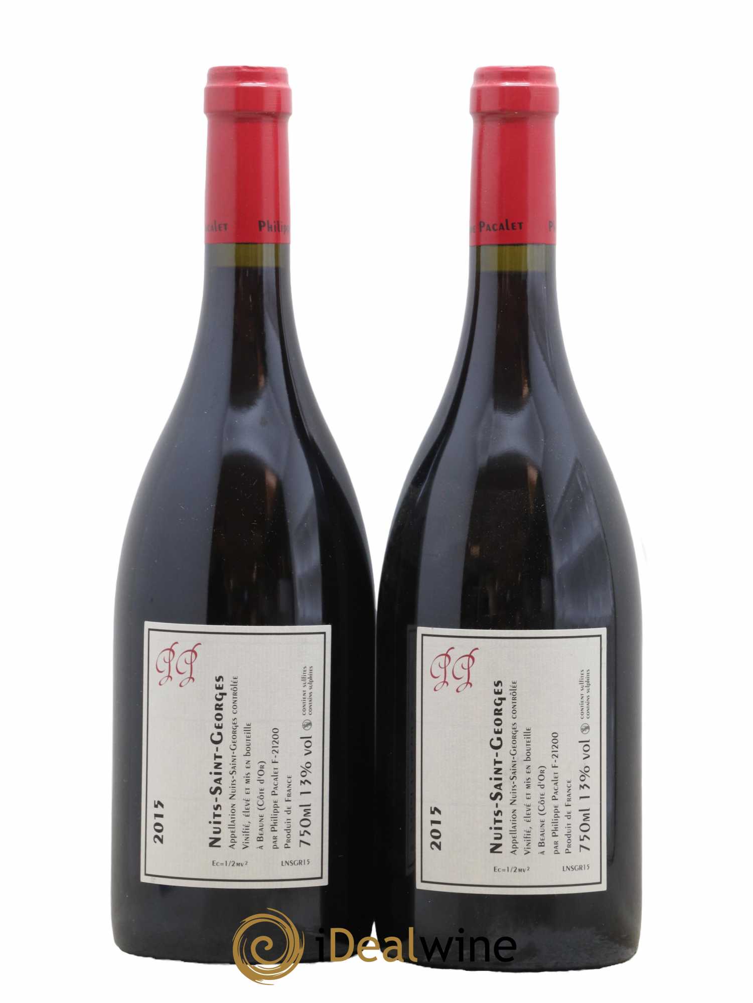 Nuits-Saint-Georges Philippe Pacalet 2015 - Lot de 2 bouteilles - 1