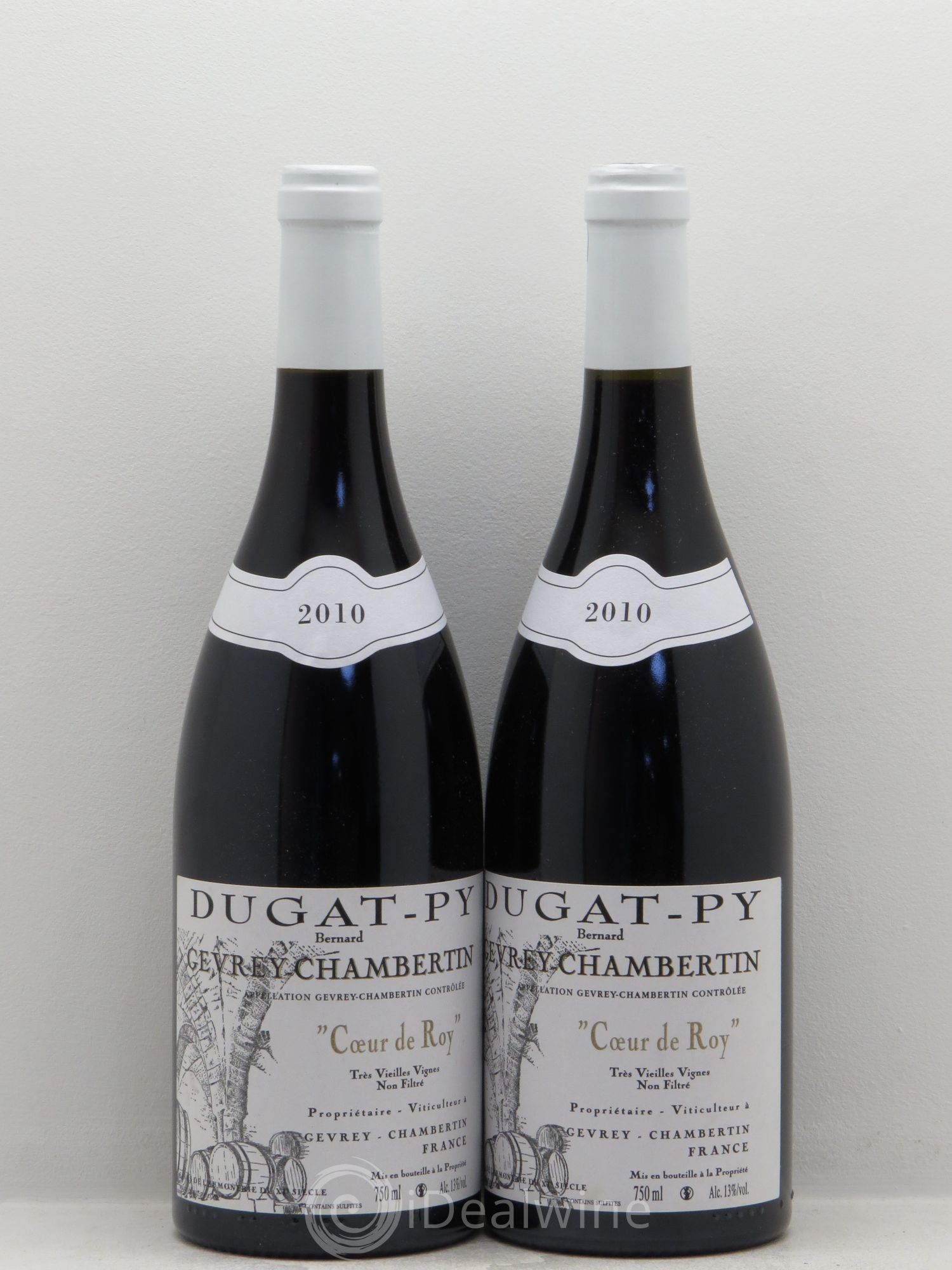 Gevrey-Chambertin Coeur de Roy Très Vieilles Vignes Dugat-Py 2010 - Lot de 2 bouteilles - 0