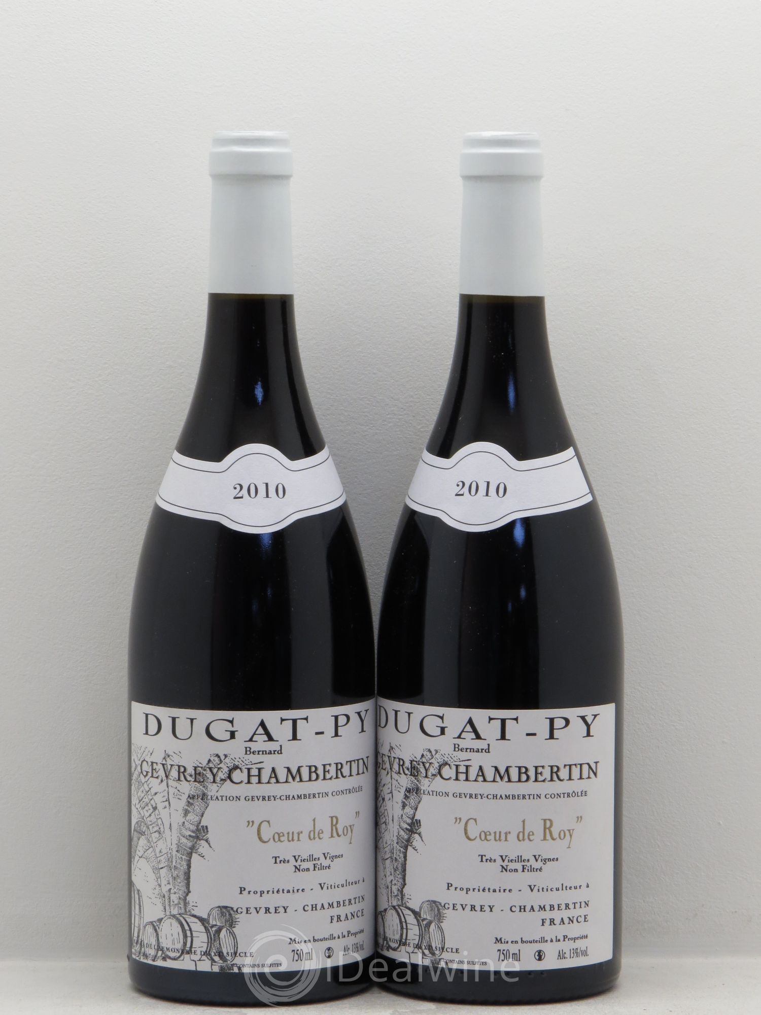 Gevrey-Chambertin Coeur de Roy Très Vieilles Vignes Dugat-Py 2010 - Lot de 2 bouteilles - 0