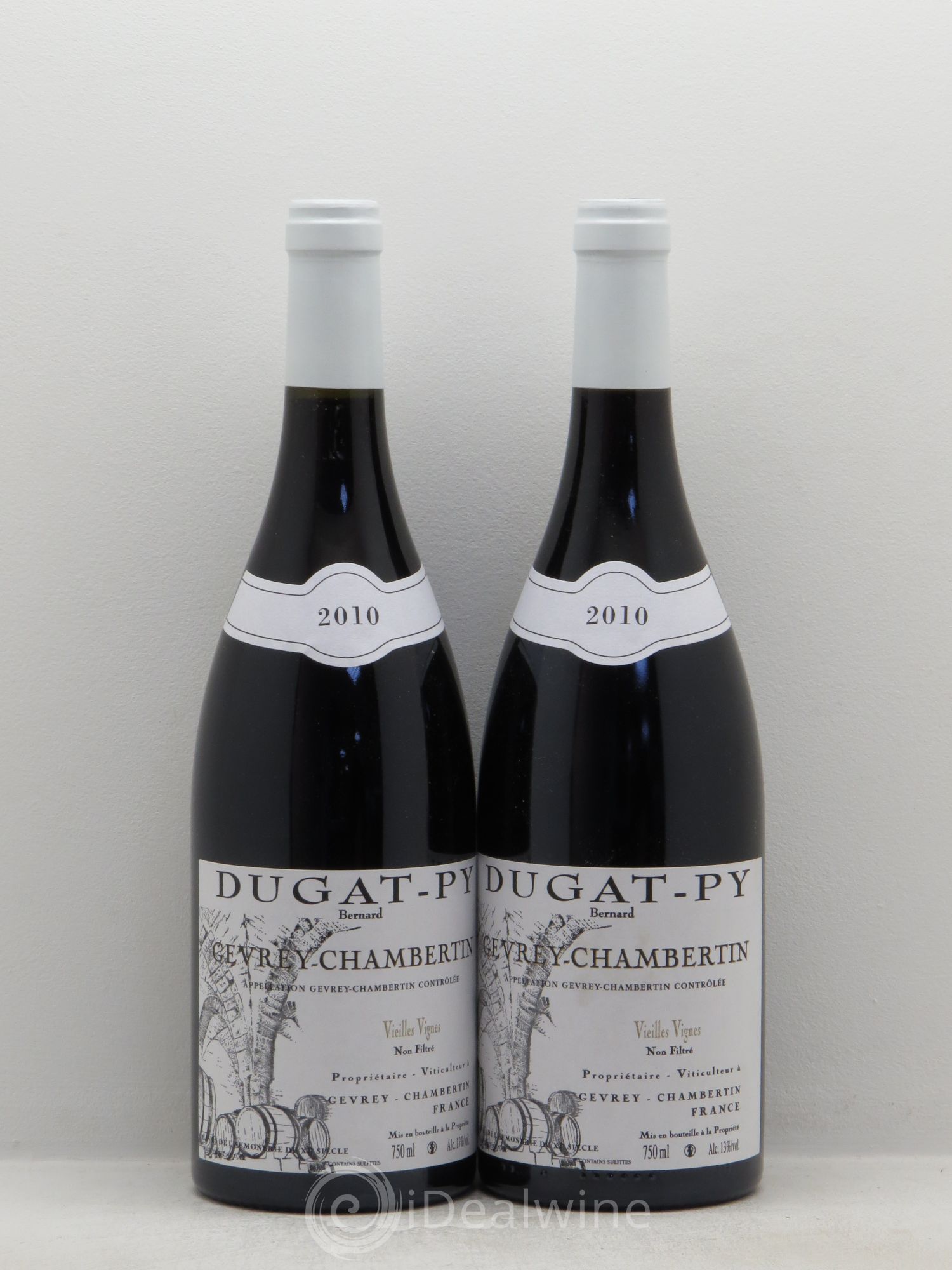 Gevrey-Chambertin Vieilles Vignes Dugat-Py 2010 - Lot de 2 bouteilles - 0