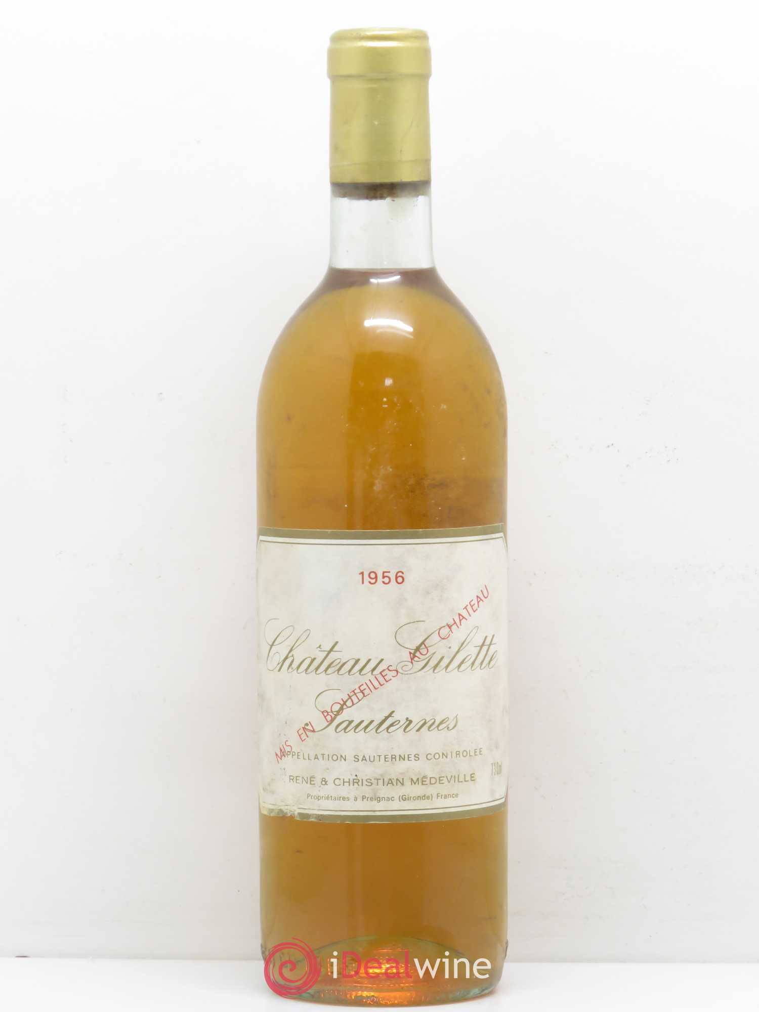 Château Gilette 1956 - Lotto di 1 bottiglia - 0