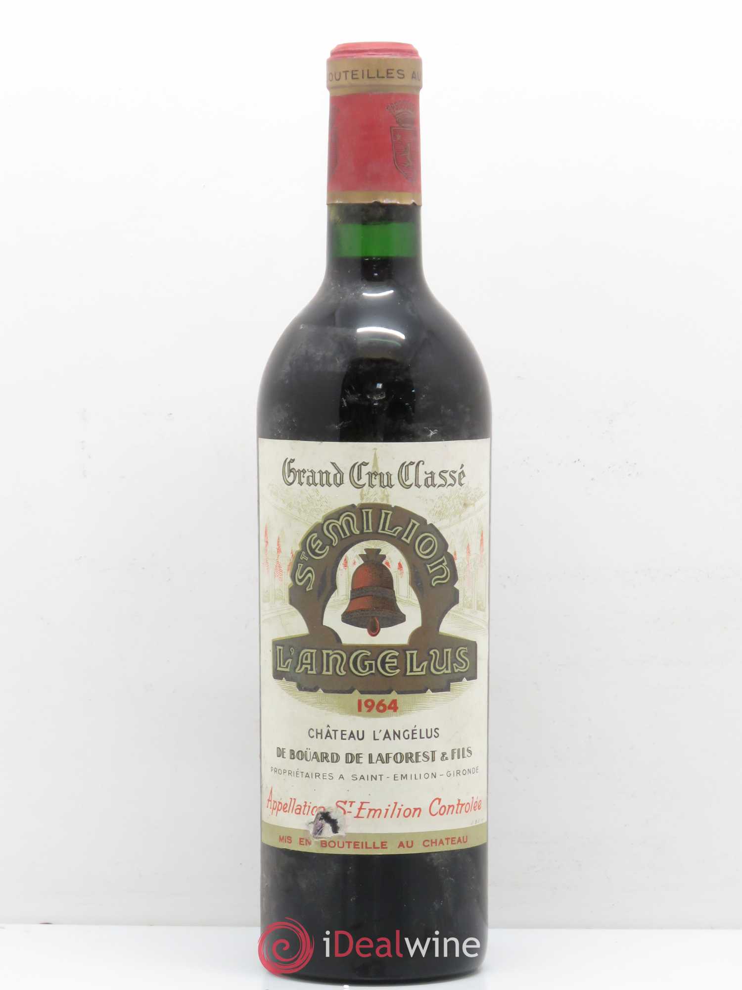 Château Angélus 1er Grand Cru Classé A 1964 - Lot de 1 bouteille - 0