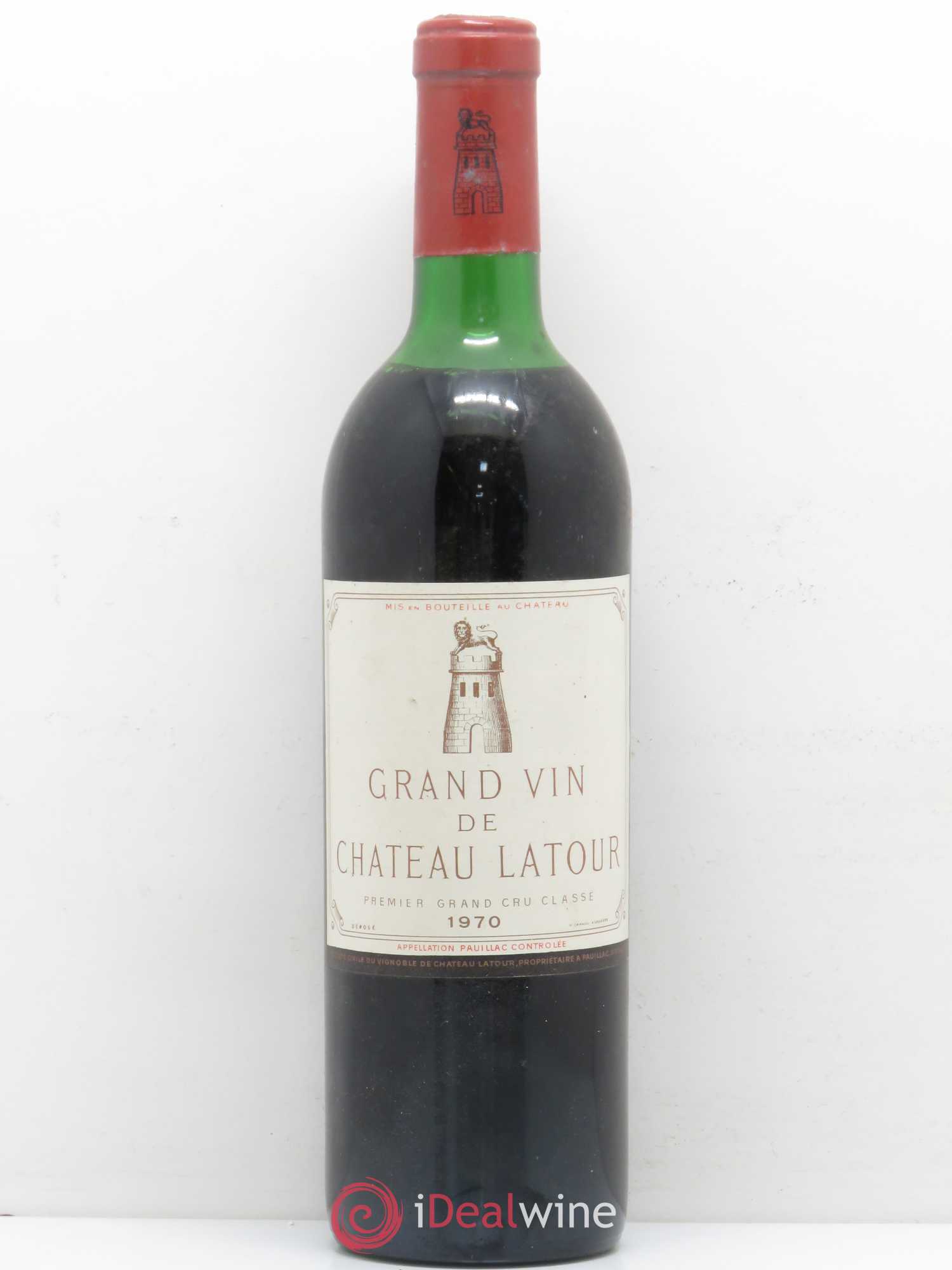 Château Latour 1er Grand Cru Classé 1970 - Lot de 1 bouteille - 0