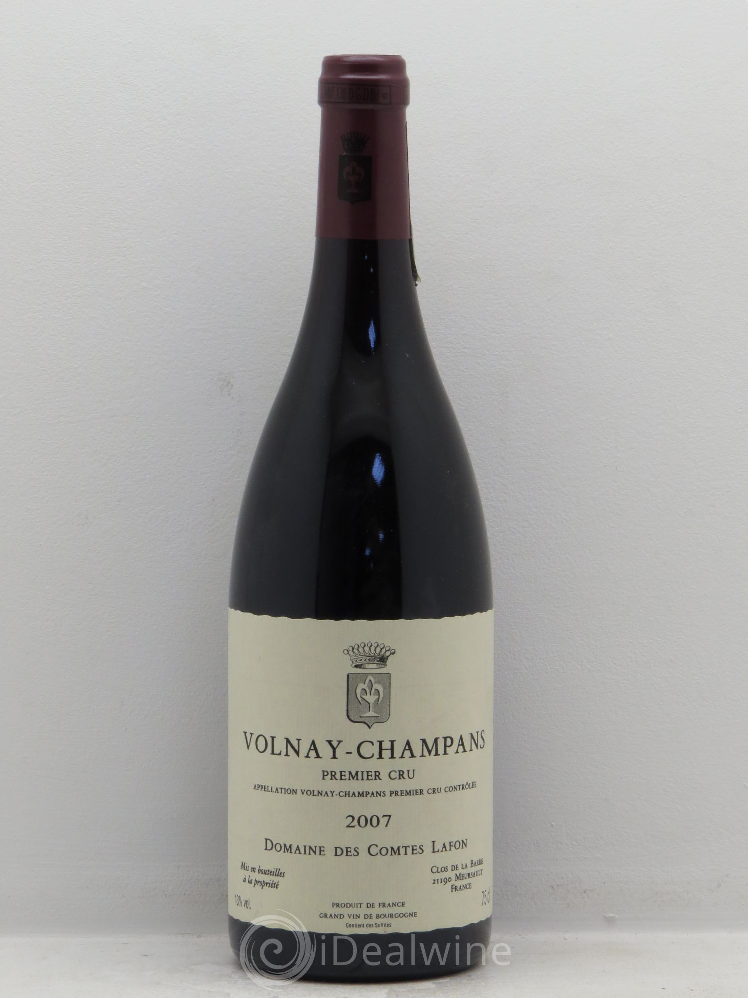 Volnay 1er Cru Champans Comtes Lafon (Domaine des) 2007 - Lot de 1 bouteille - 0