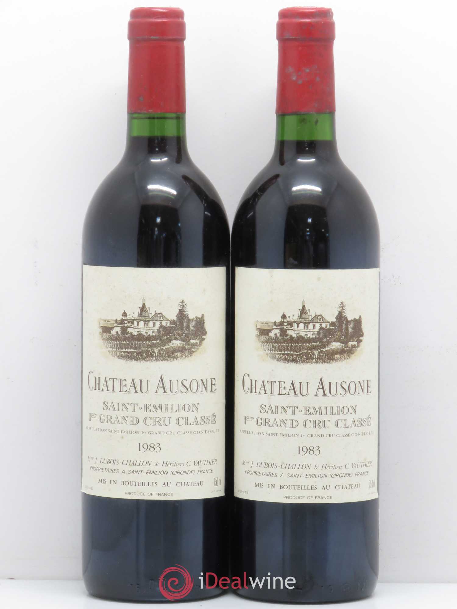 Château Ausone 1er Grand Cru Classé A 1983 - Lot de 2 bouteilles - 0