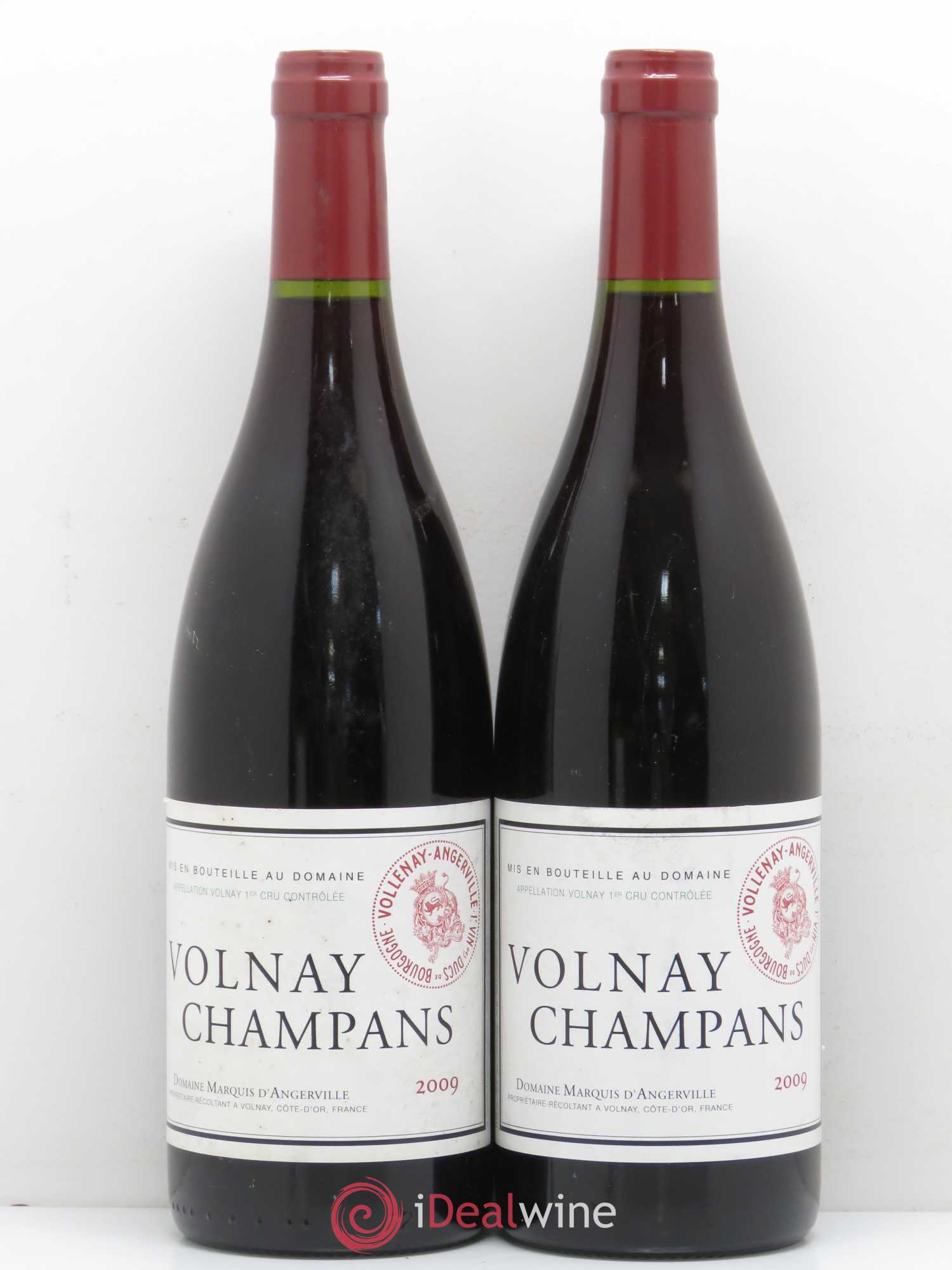 Volnay 1er Cru Champans Marquis d'Angerville (Domaine) 2009 - Lot de 2 bouteilles - 0