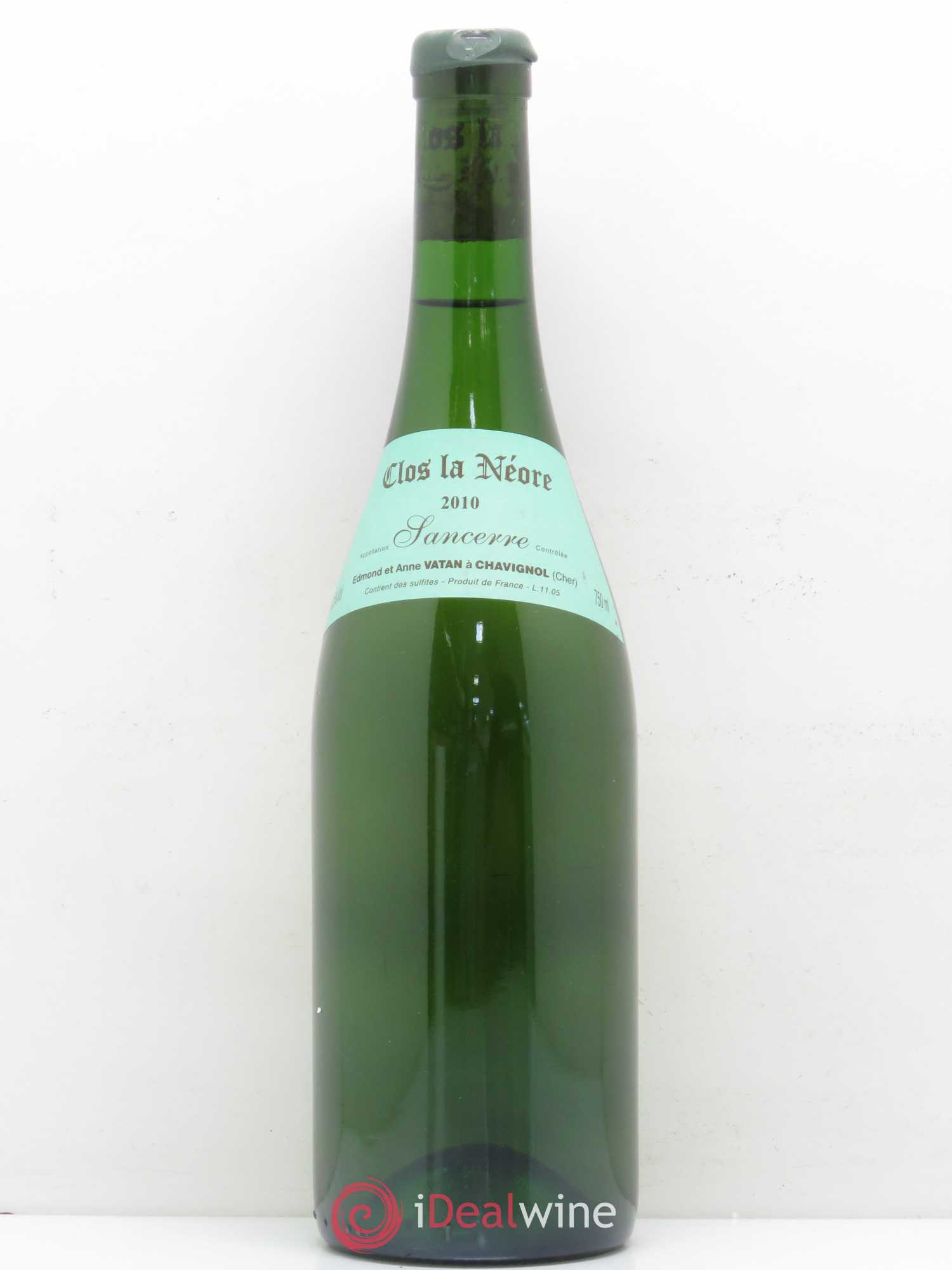 Sancerre Clos la Neore Edmond Vatan 2010 - Lot de 1 bouteille - 0