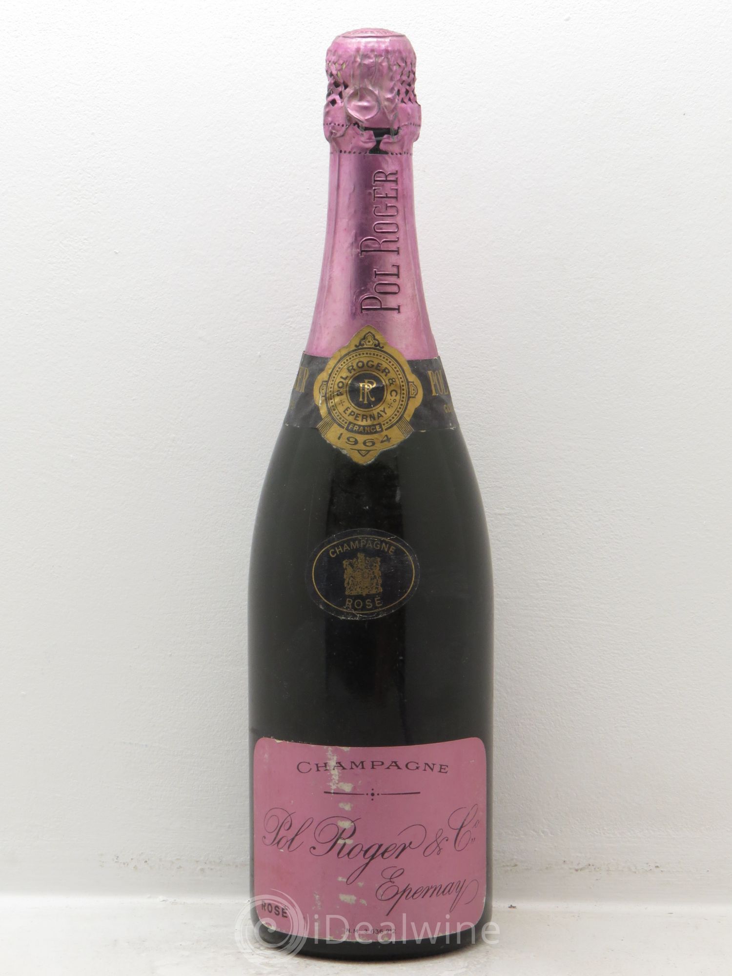 Rosé Brut Pol Roger 1964 - Lot de 1 bouteille - 0