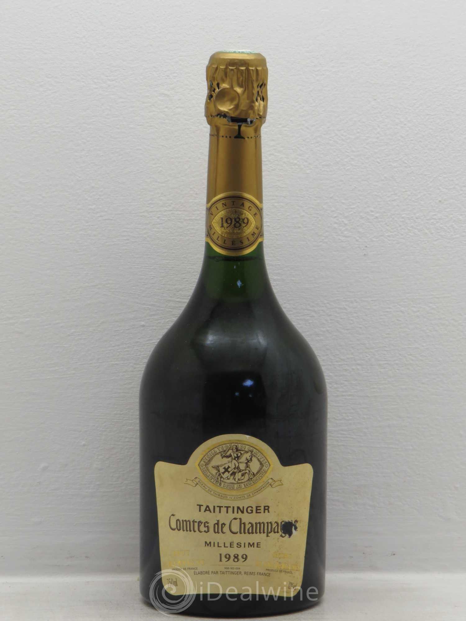 Comtes de Champagne Taittinger 1989 - Lot de 1 bouteille - 0