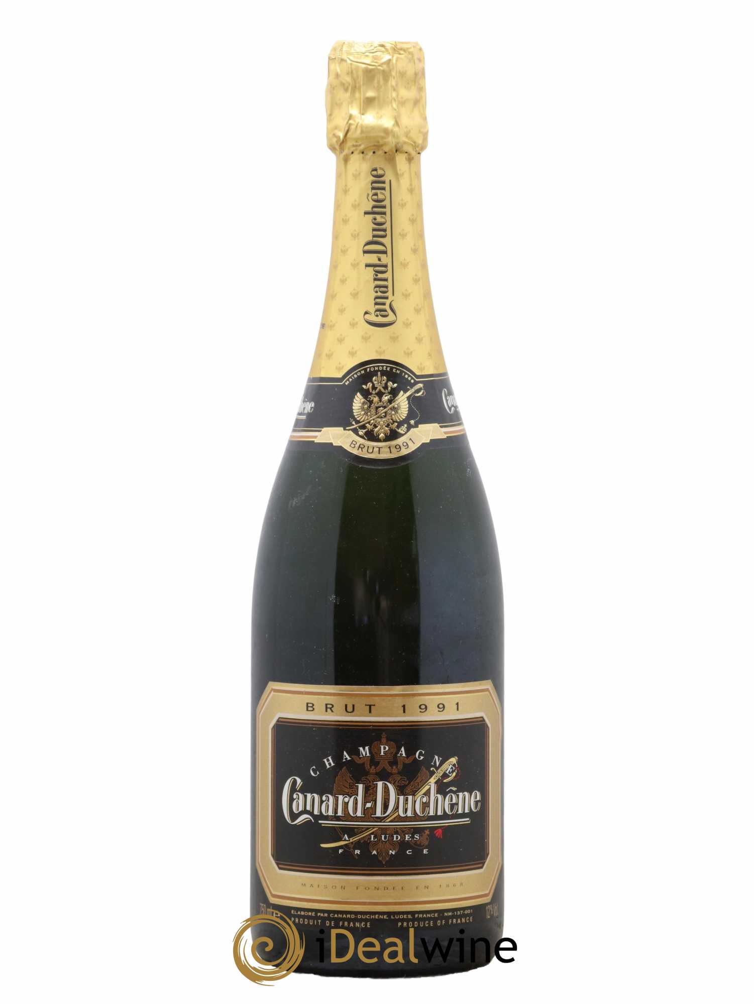 Champagne Canard Duchêne 1991 - Lot de 1 bouteille - 0