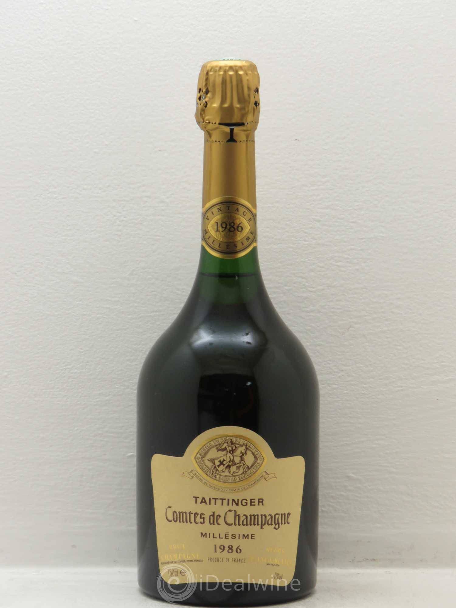 Comtes de Champagne Taittinger 1986 - Lot de 1 bouteille - 0