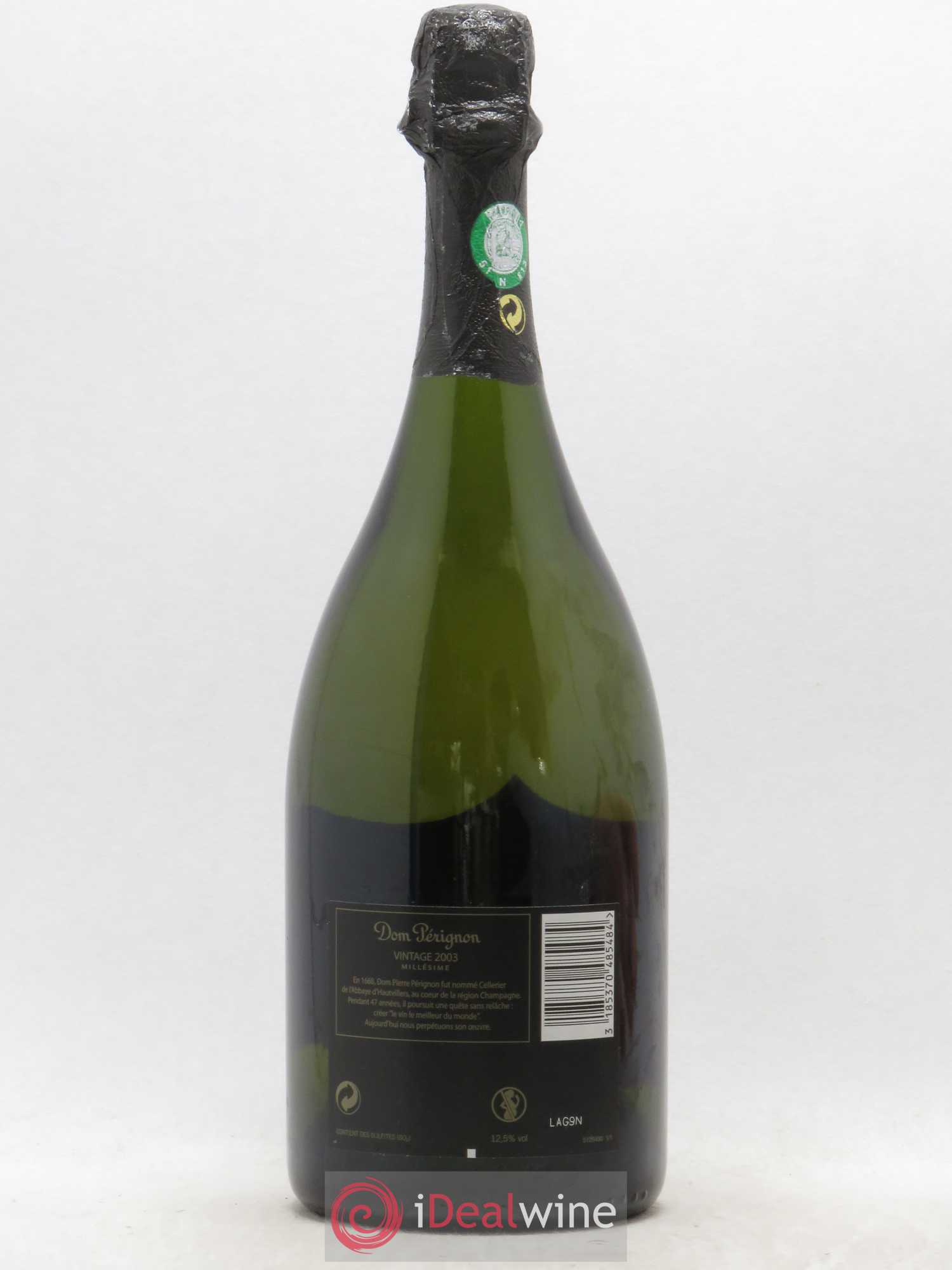 Brut Dom Pérignon 2003 - Lot de 1 bouteille - 1