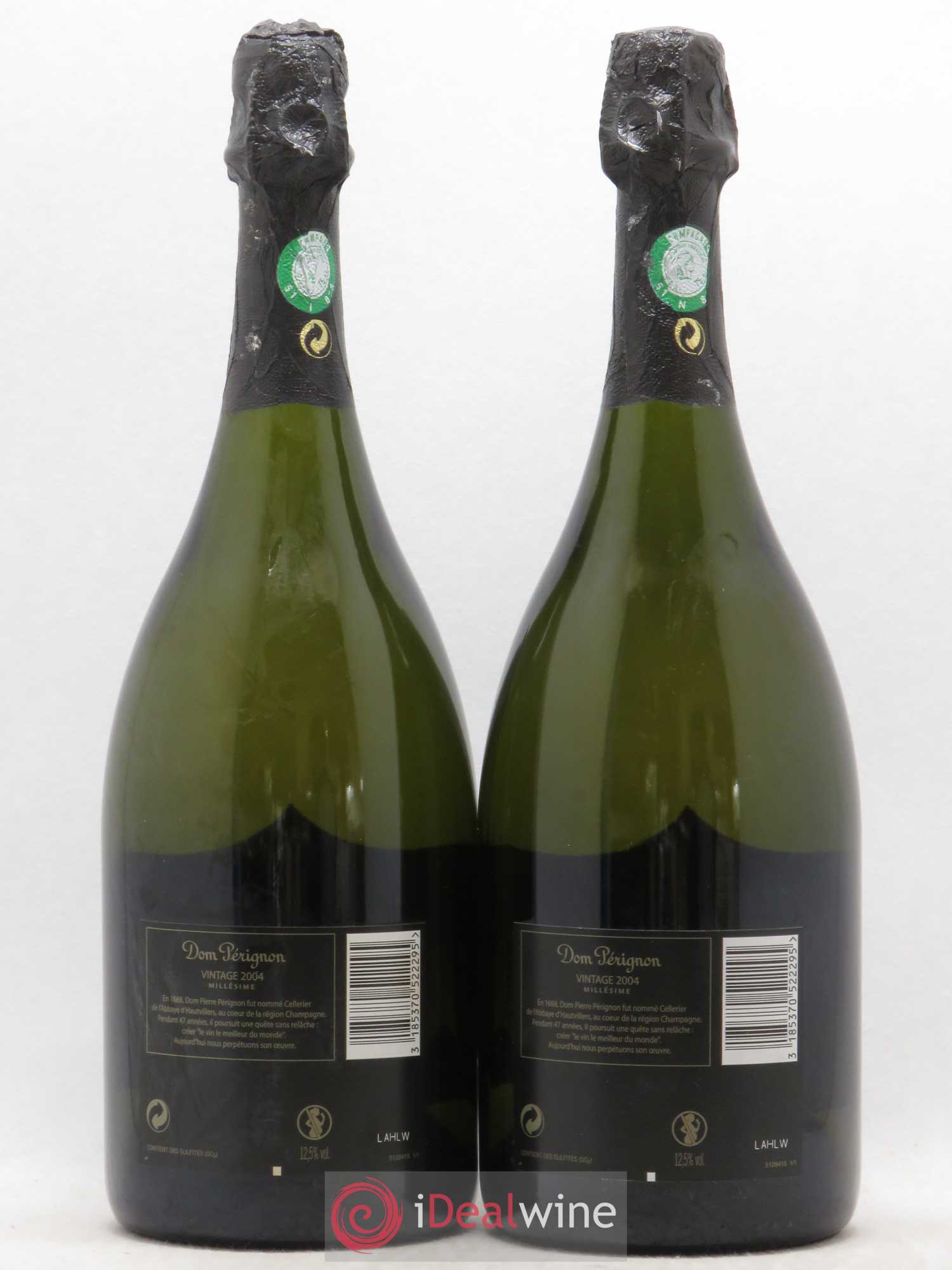 Brut Dom Pérignon 2004 - Lot de 2 bouteilles - 1