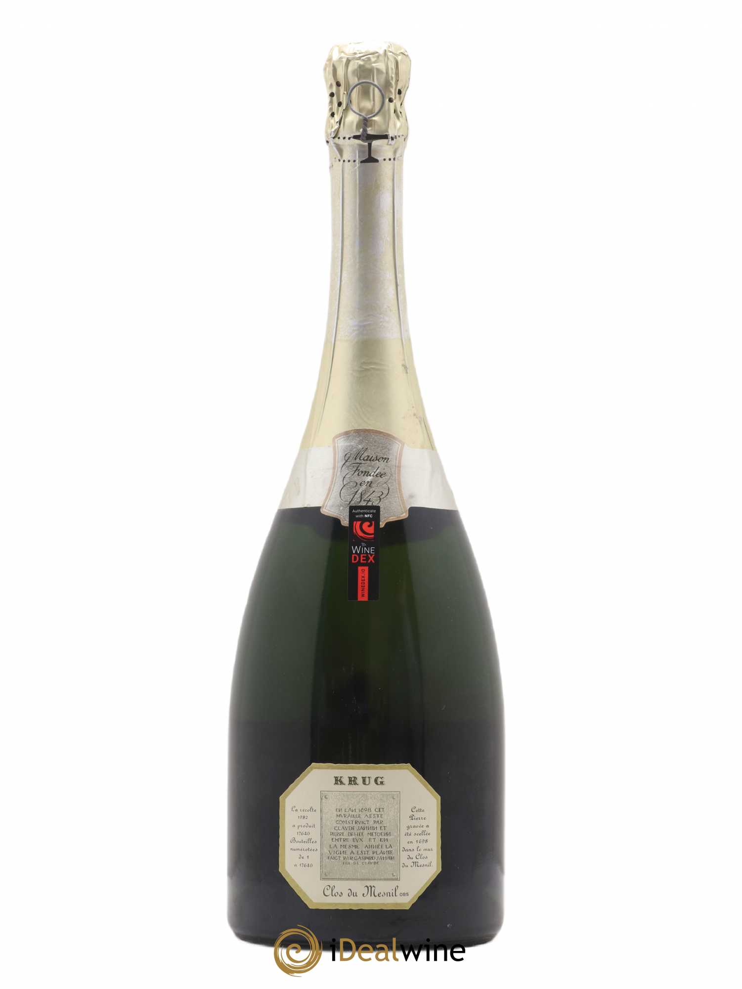 Clos du Mesnil Krug 1982 - Lot de 1 bouteille - 1