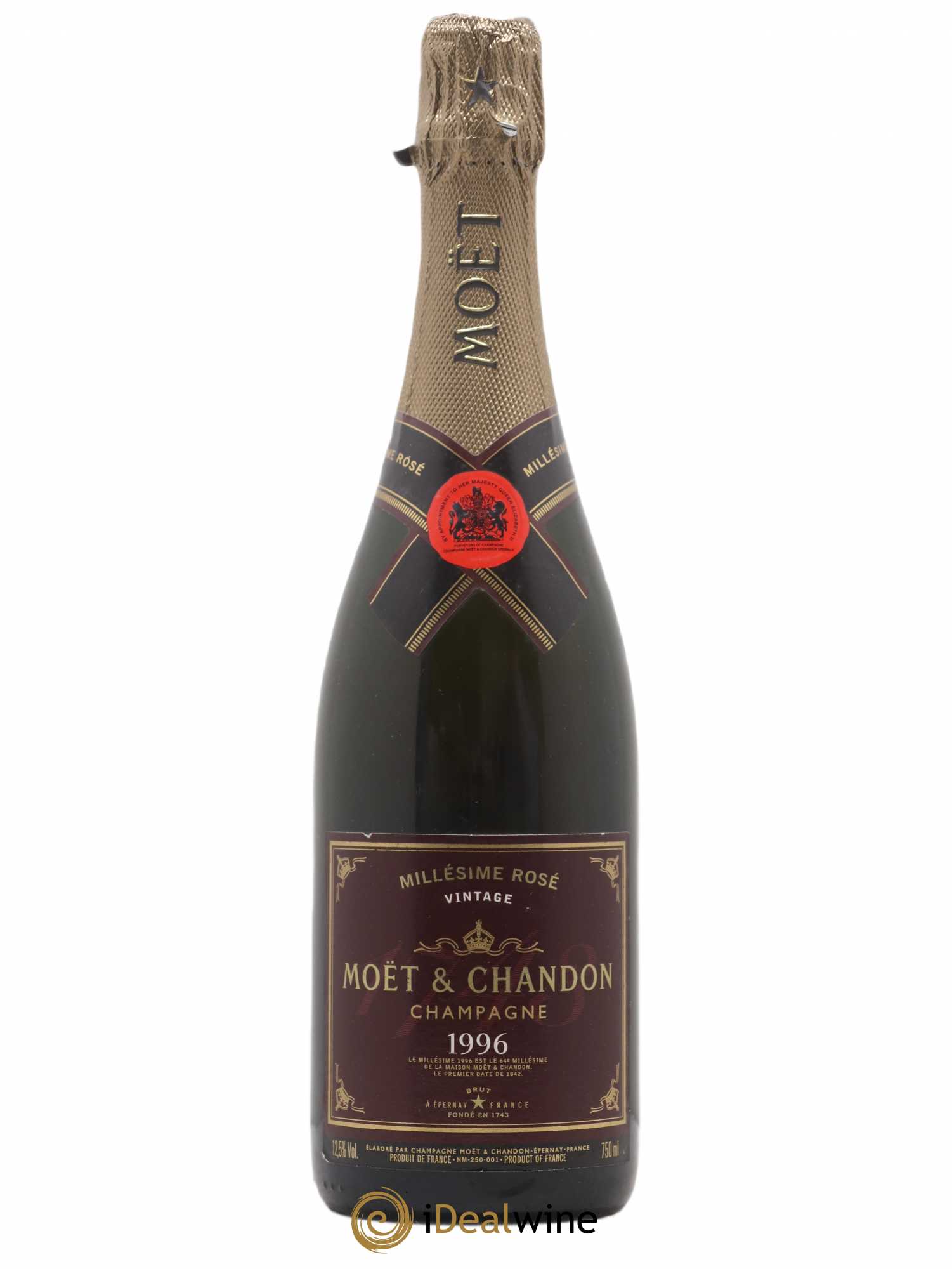 Grand Vintage Moët et Chandon 1996 - Lot de 1 bouteille - 0