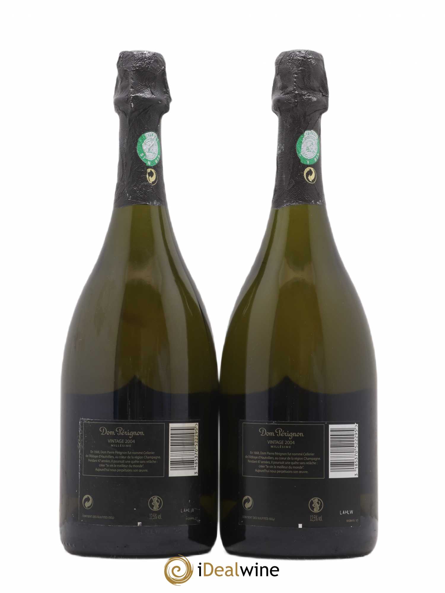Brut Dom Pérignon 2004 - Lot de 2 bouteilles - 1