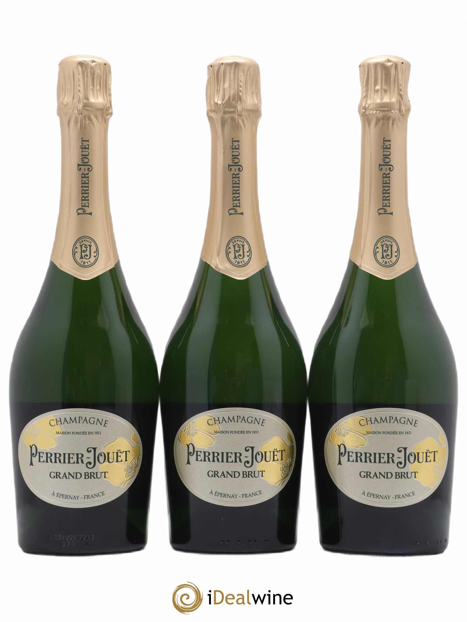 Grand Brut Perrier-Jouët - Lot de 3 bouteilles - 0