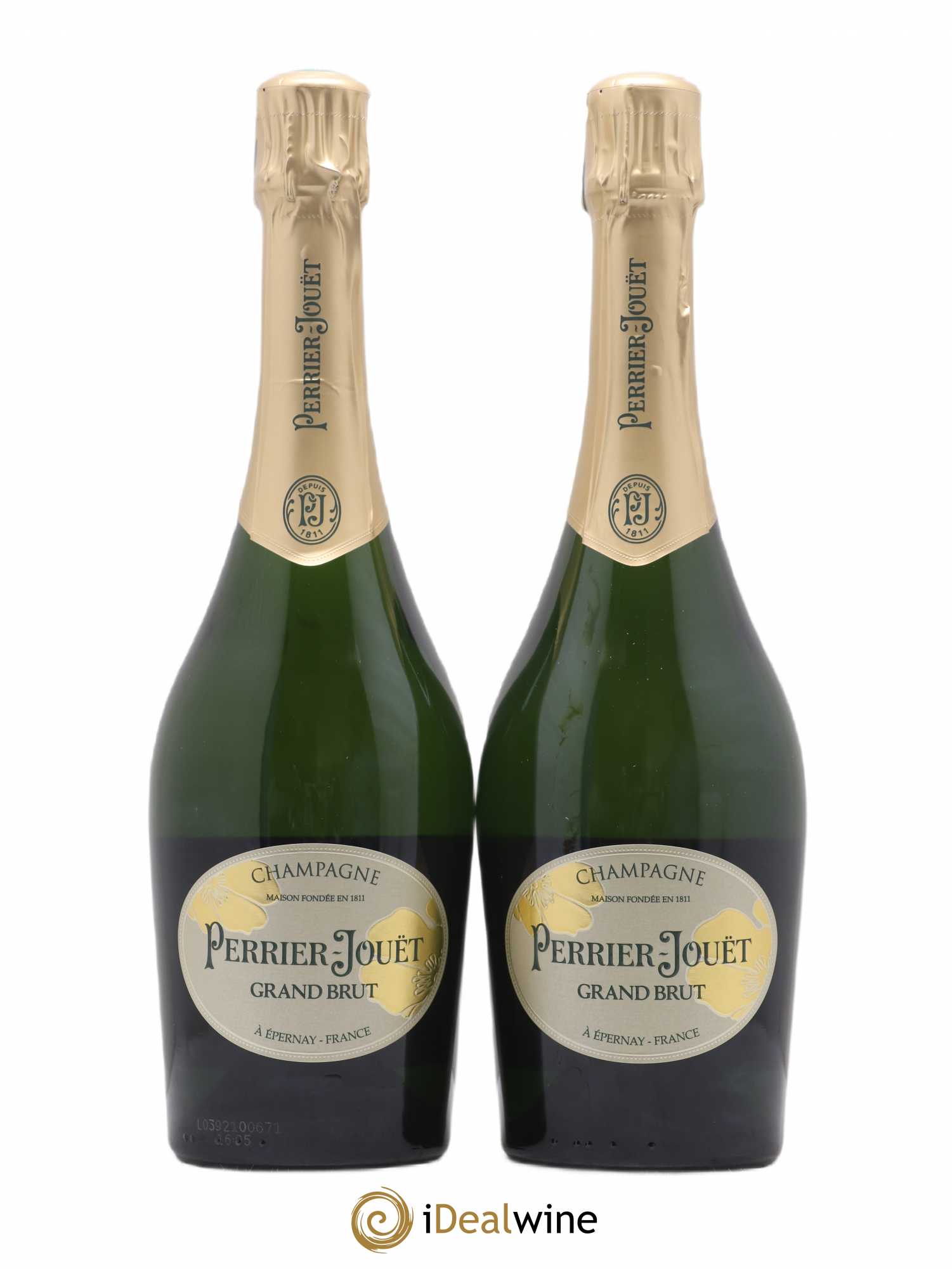 Grand Brut Perrier-Jouët - Lot de 2 bouteilles - 0