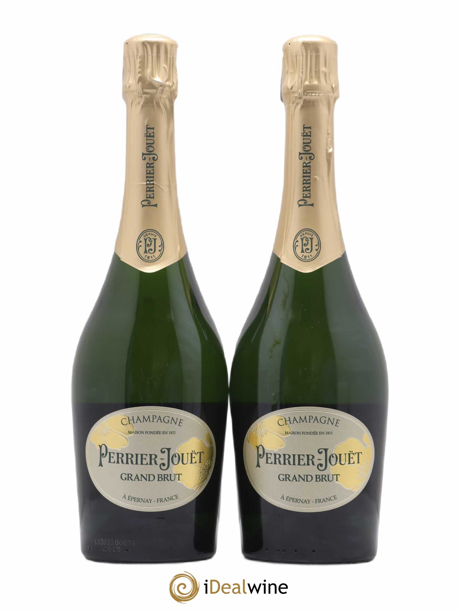 Grand Brut Perrier-Jouët - Lot de 2 bouteilles - 0