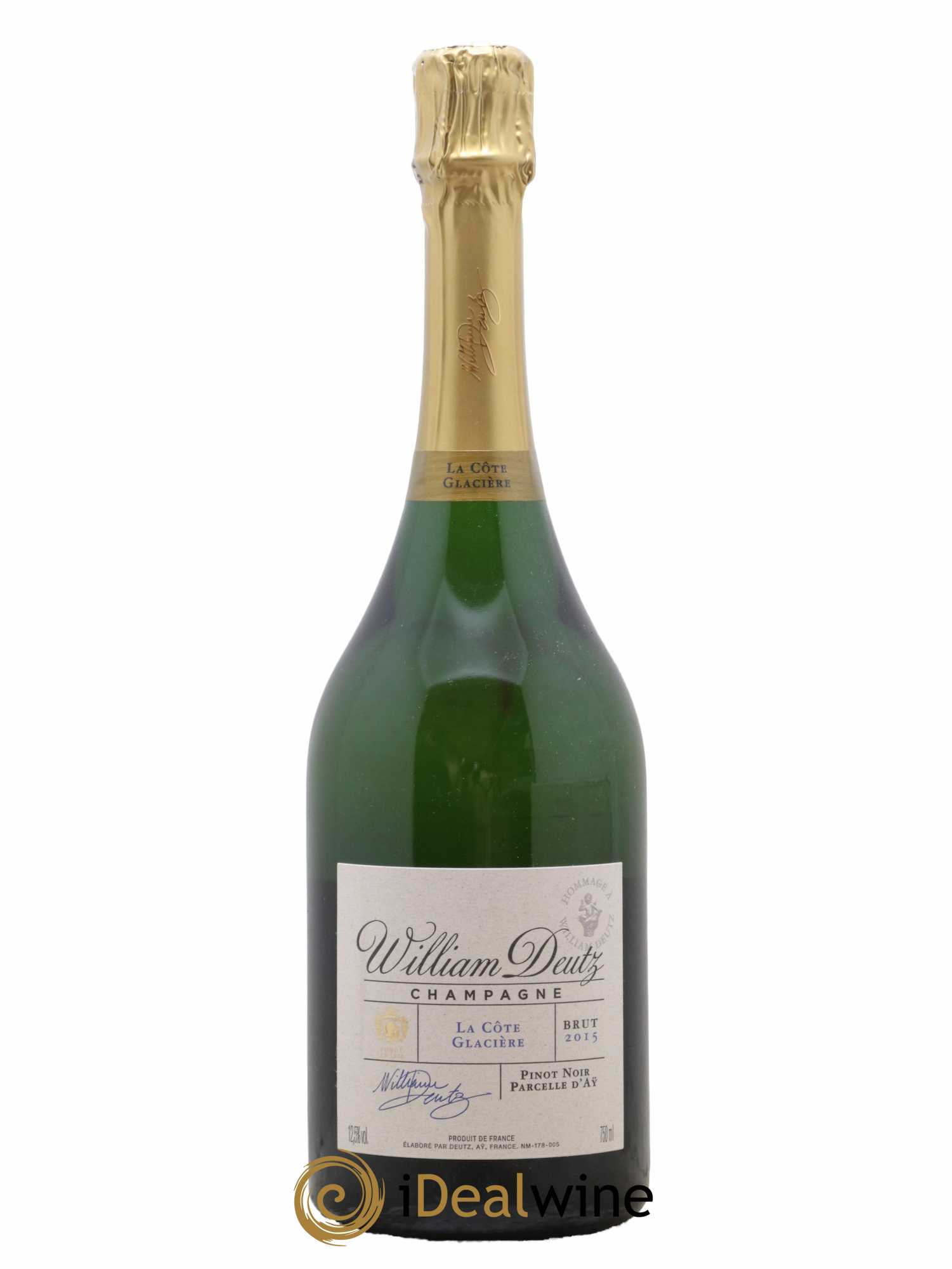 Champagne Côte Glacière William Deutz 2015 - Lot de 1 bouteille - 0