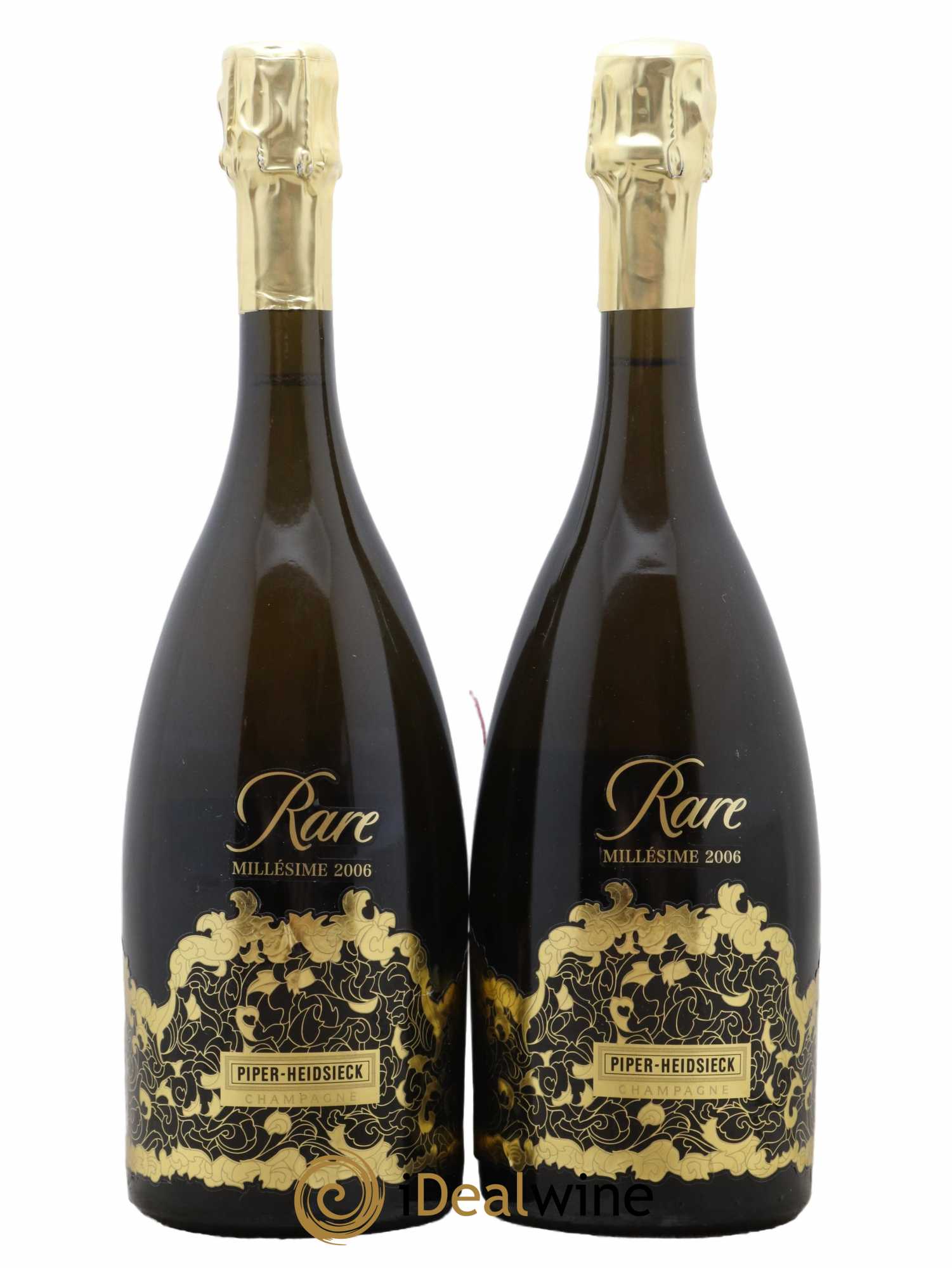 Rare Piper Heidsieck 2006 - Lot de 2 bouteilles - 0