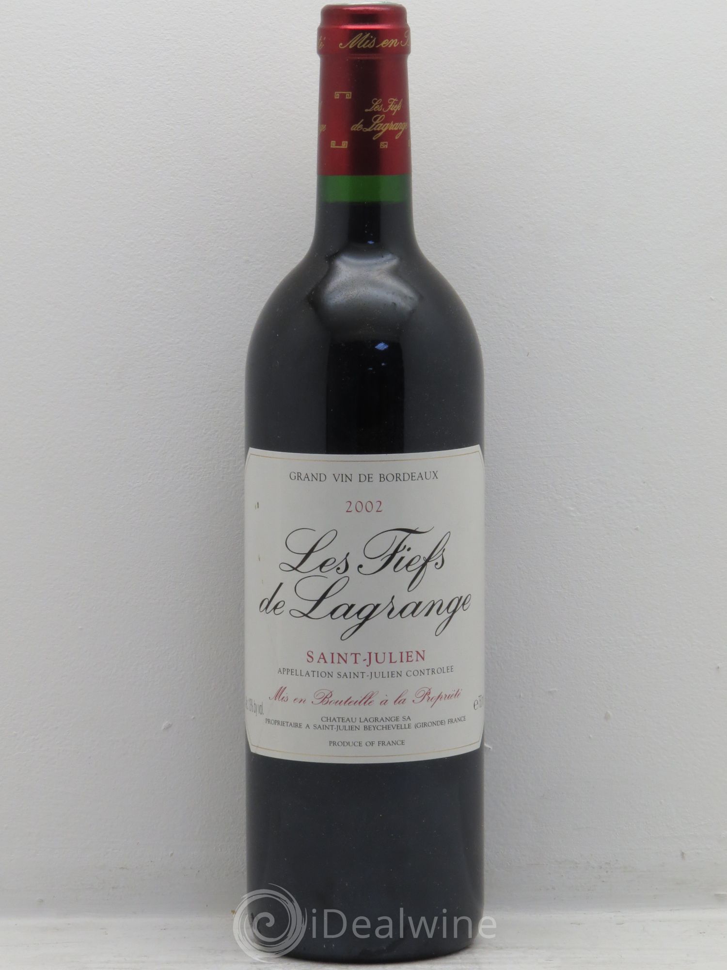 Les Fiefs de Lagrange Second Vin 2002 - Lot de 12 bouteilles - 0
