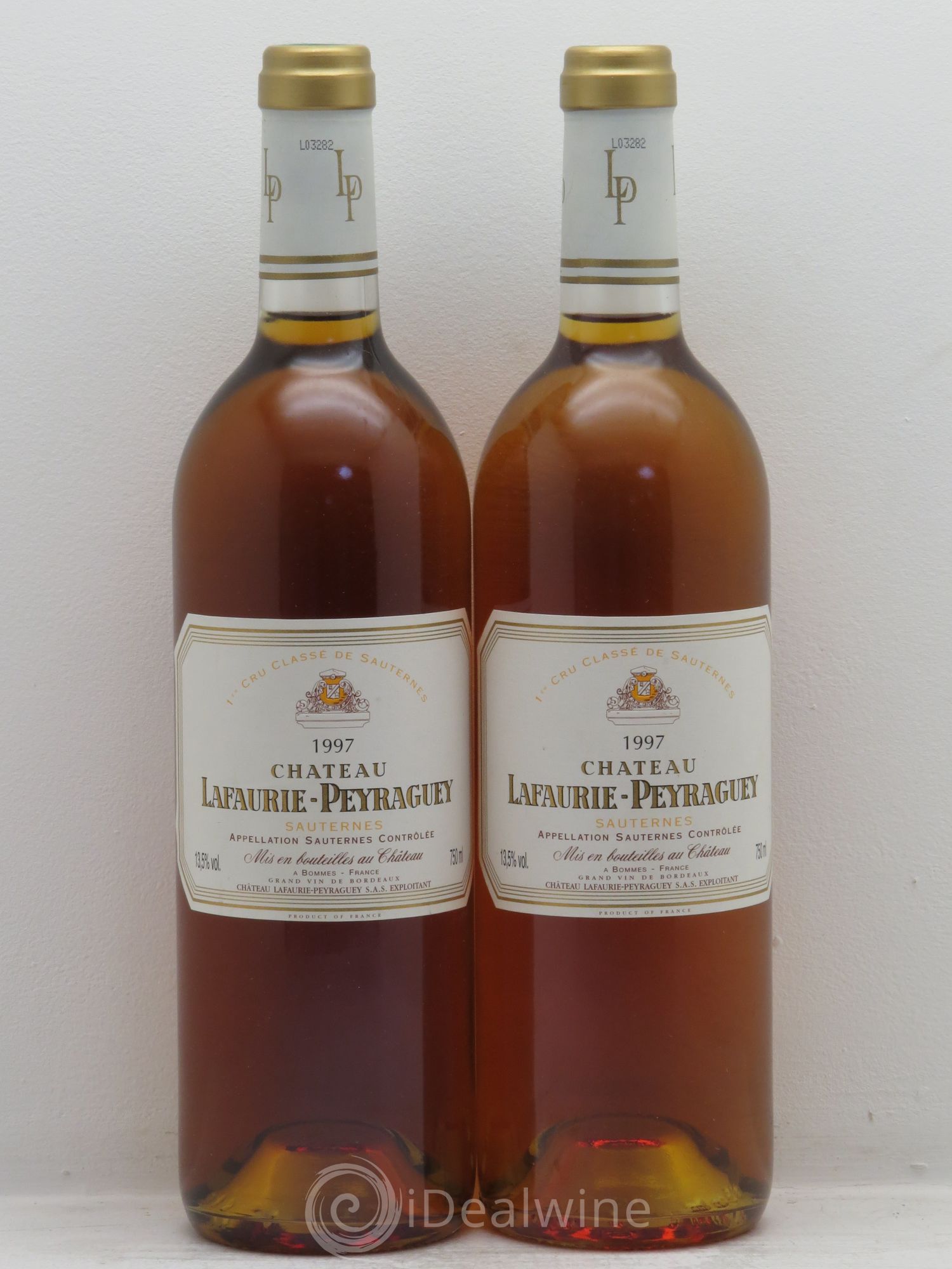 Château Lafaurie-Peyraguey 1er Grand Cru Classé 1997 - Lotto di 2 bottiglie - 0