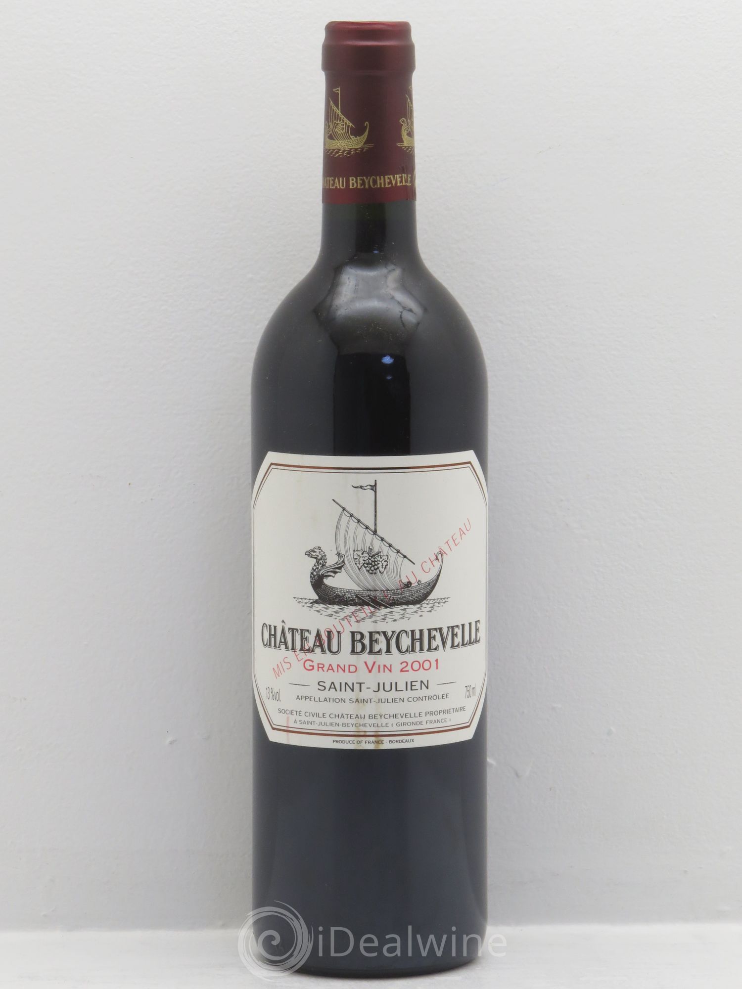 Château Beychevelle 4ème Grand Cru Classé 2001 - Lot de 6 bouteilles - 0