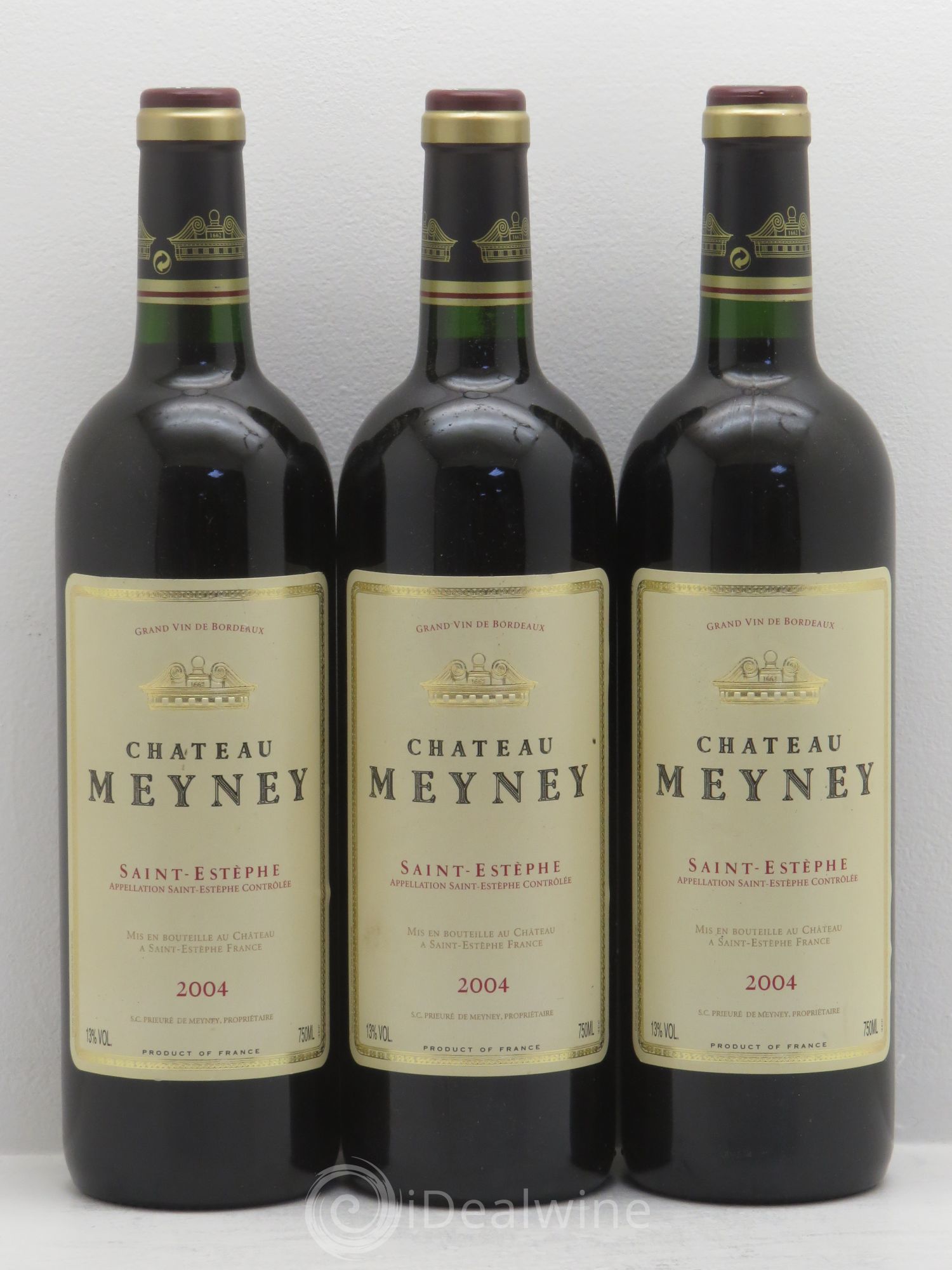 Château Meyney 2004 - Lot de 3 bouteilles - 0