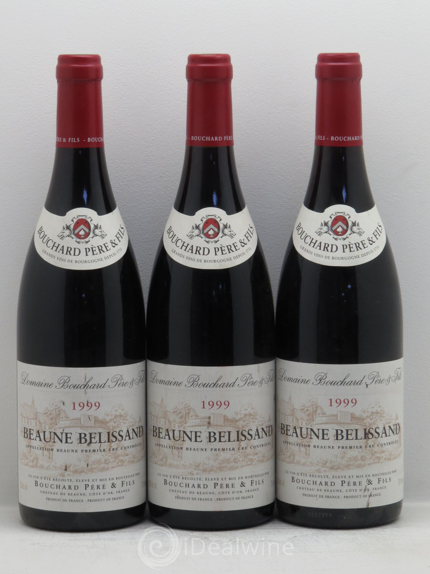 Beaune Bellissan Bouchard P et F 1999 - Posten von 3 Flaschen - 0