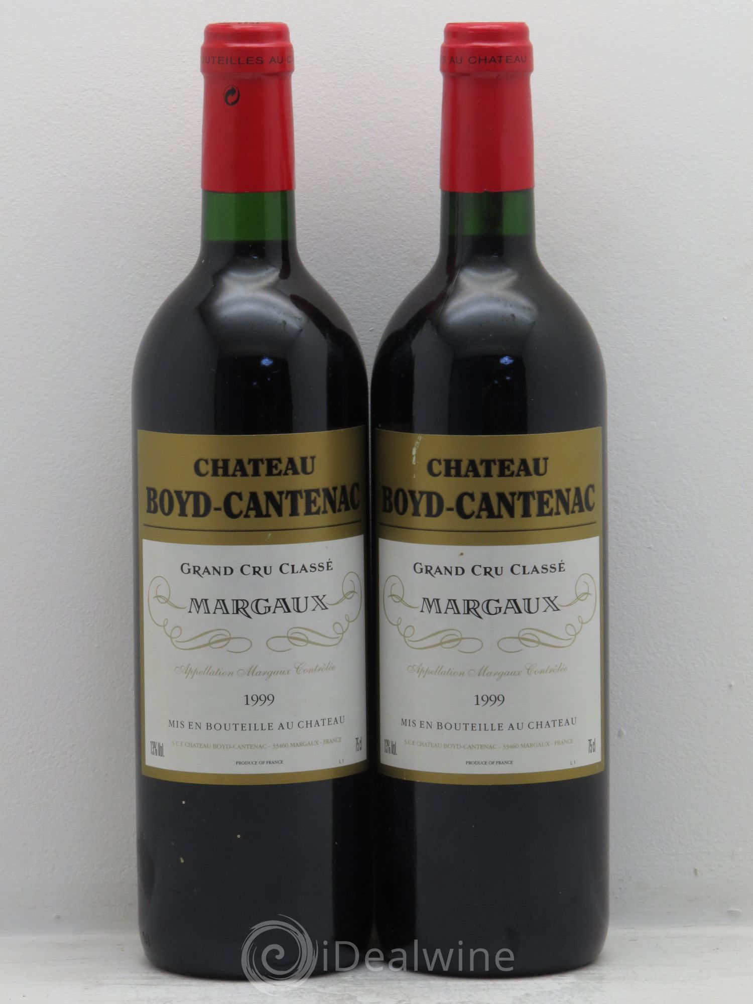 Château Boyd Cantenac 3ème Grand Cru Classé 1999 - Lotto di 2 bottiglie - 0