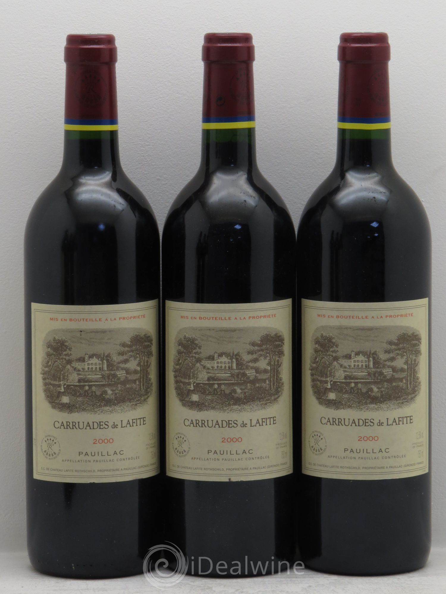 Carruades de Lafite Rothschild Second Vin 2000 - Lot de 6 bouteilles - 1