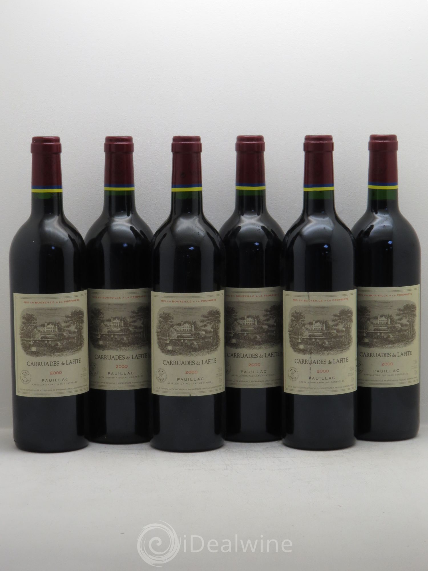 Carruades de Lafite Rothschild Second Vin 2000 - Lot de 6 bouteilles - 0