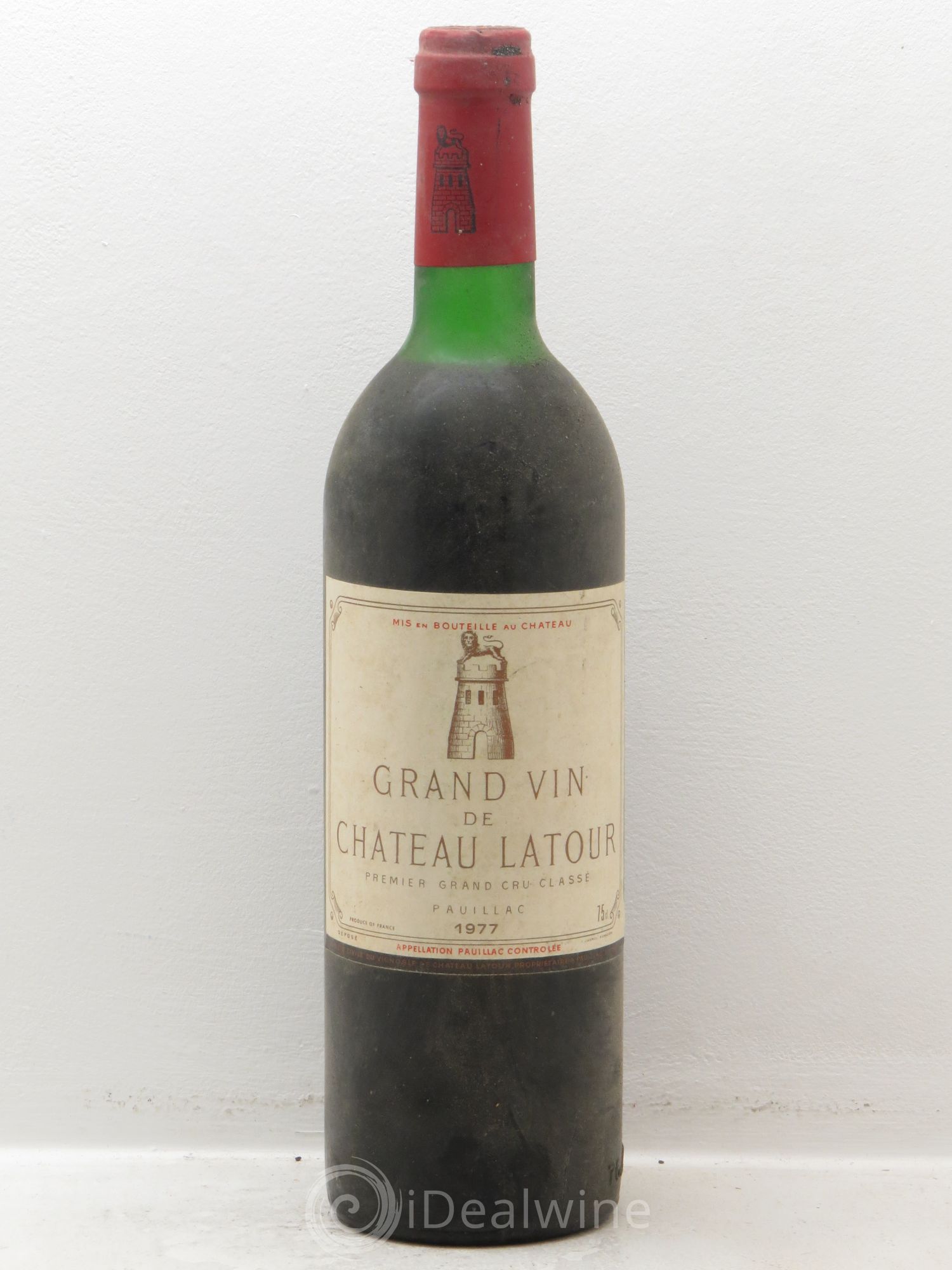 Château Latour 1er Grand Cru Classé 1977 - Lot de 1 bouteille - 0