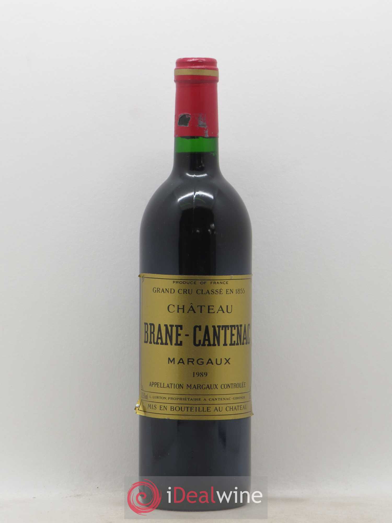 Château Brane Cantenac 2ème Grand Cru Classé 1989 - Lot de 1 bouteille - 0