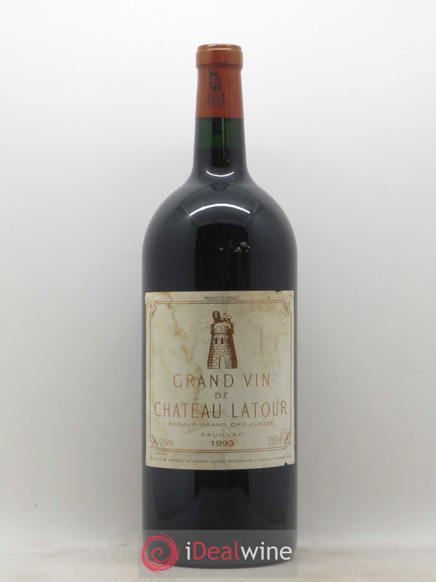 Château Latour 1er Grand Cru Classé 1993 - Lot de 1 double magnum - 0