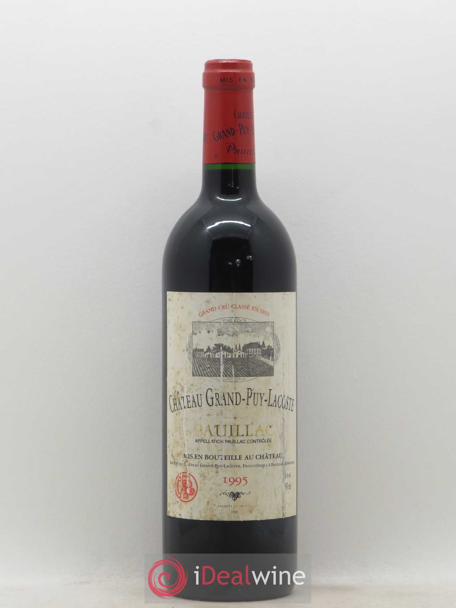 Château Grand Puy Lacoste 5ème Grand Cru Classé 1995 - Lot de 1 bouteille - 0