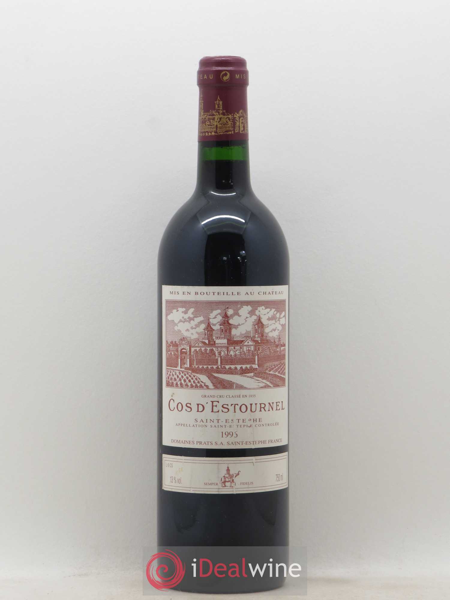 Cos d'Estournel 2ème Grand Cru Classé 1995 - Lot de 1 bouteille - 0