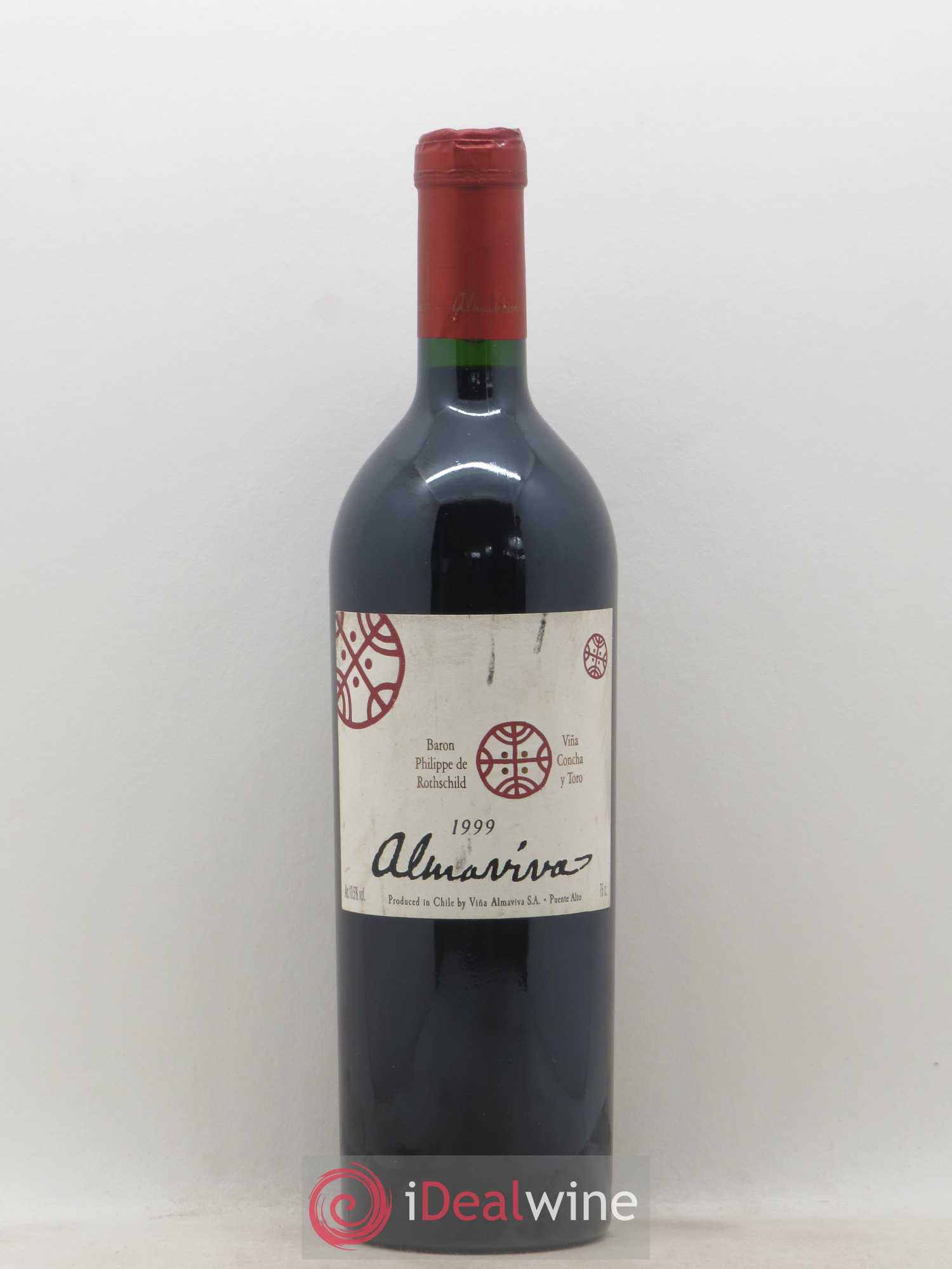 Chili Almaviva Baron P. de Rothschild Concha y Toro 1999 - Lot de 1 bouteille - 0