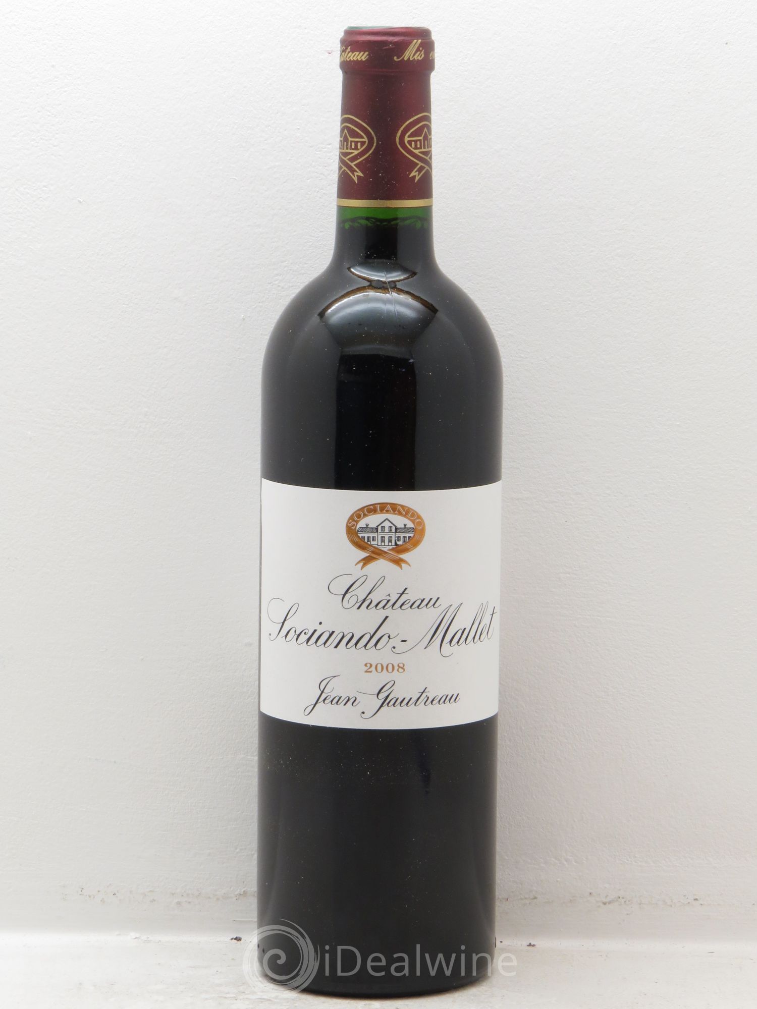 Château Sociando Mallet 2008 - Lot de 12 bouteilles - 0