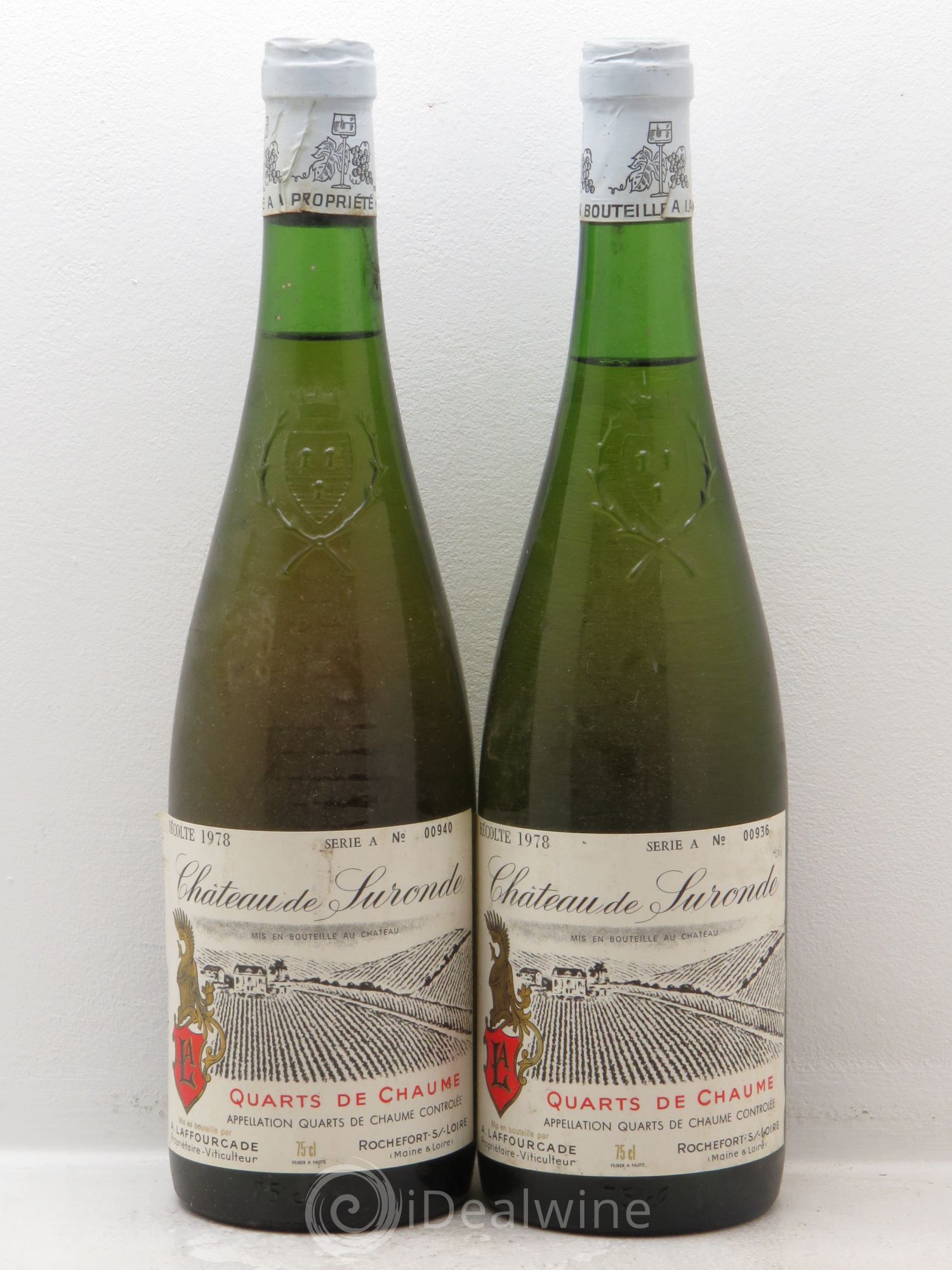 Quarts de Chaume Château de Suronde 1978 - Lotto di 2 bottiglie - 0