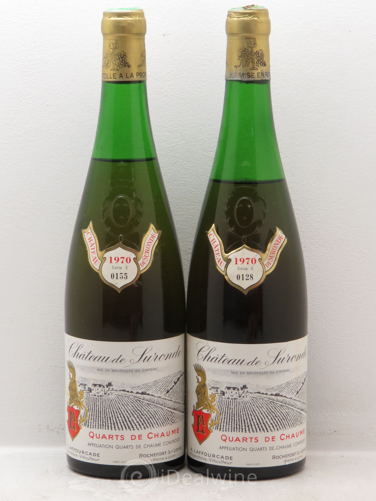 Quarts de Chaume Château de Suronde 1970 - Lotto di 2 bottiglie - 0