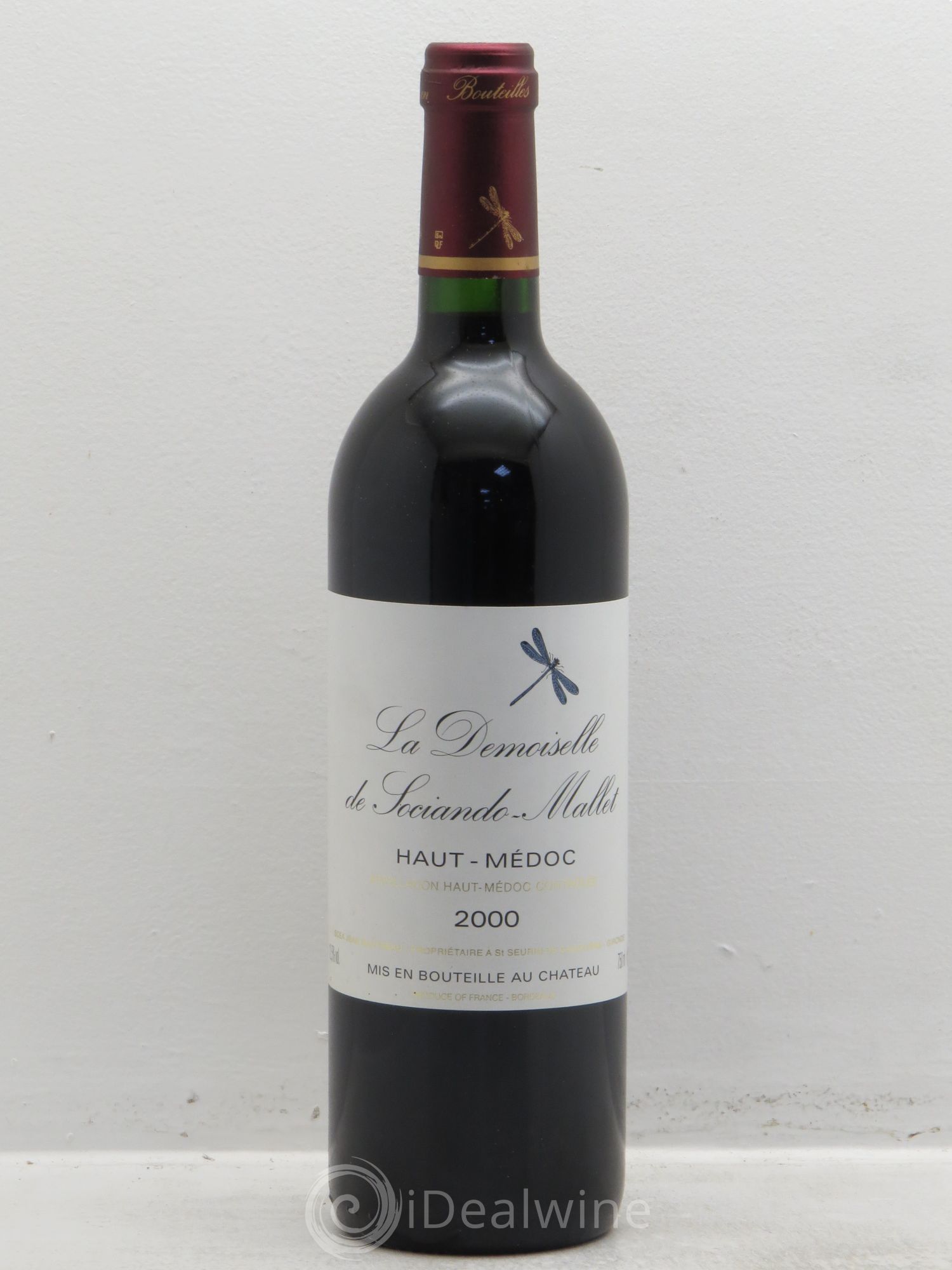 Demoiselle de Sociando Mallet Second Vin 2000 - Lot de 12 bouteilles - 0