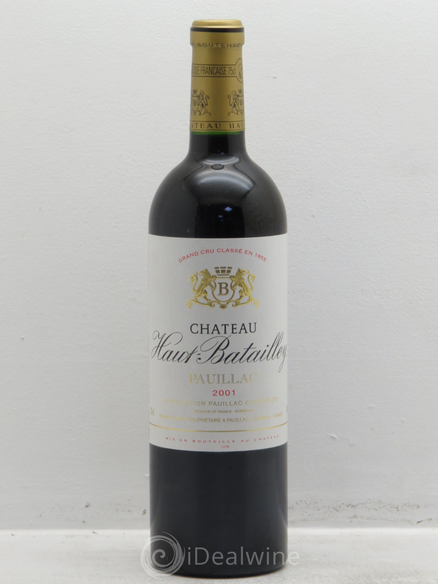 Château Haut Batailley 5ème Grand Cru Classé 2001 - Lot de 12 bouteilles - 0