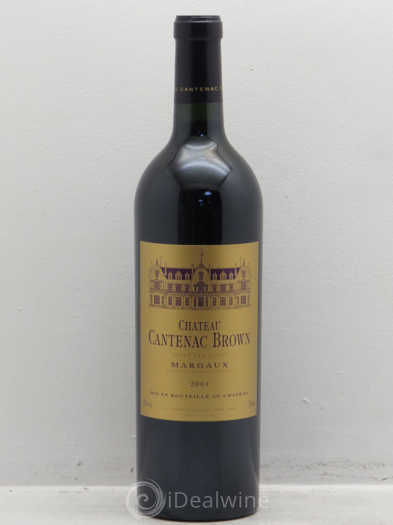 Château Cantenac Brown 3ème Grand Cru Classé 2001 - Lot de 12 bouteilles - 0