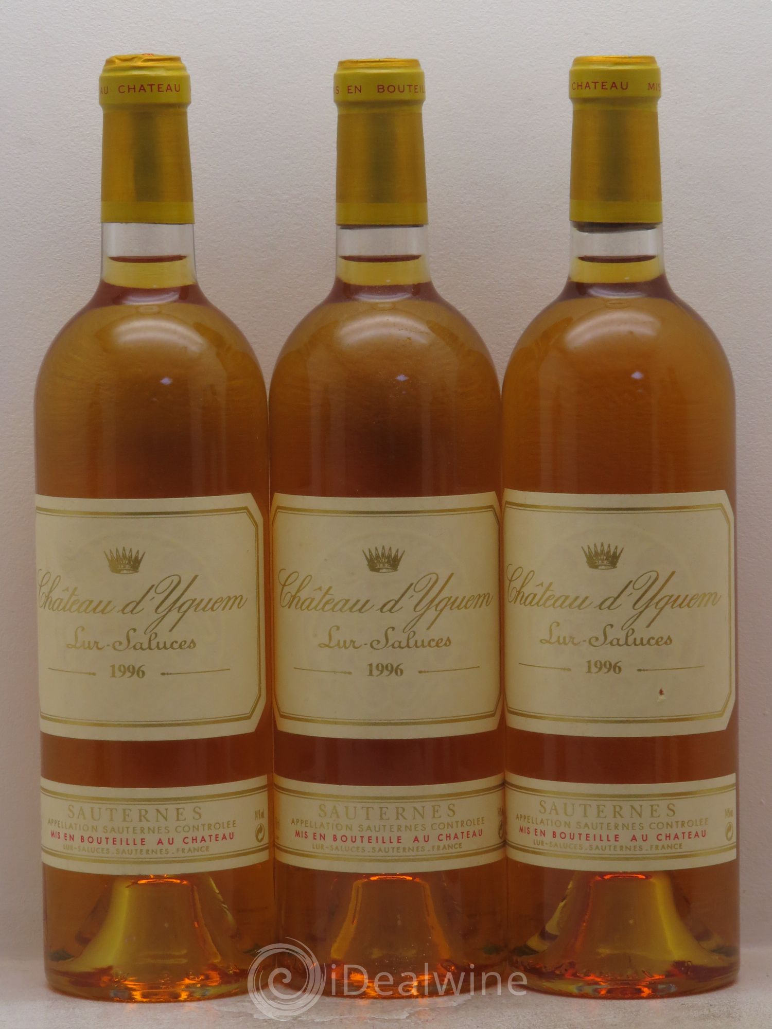 Château d' Yquem 1er Cru Classé Supérieur 1996 - Lotto di 6 bottiglie - 1