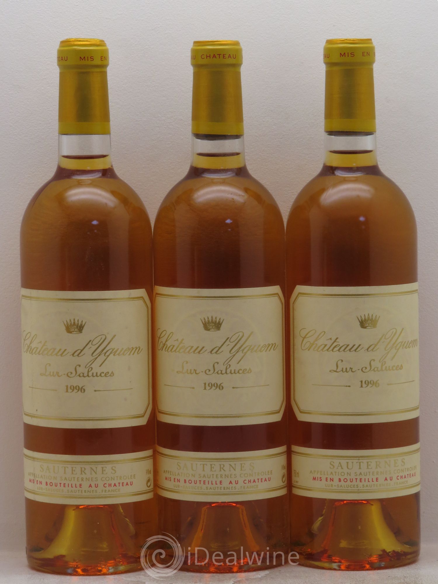 Château d' Yquem 1er Cru Classé Supérieur 1996 - Lotto di 6 bottiglie - 2
